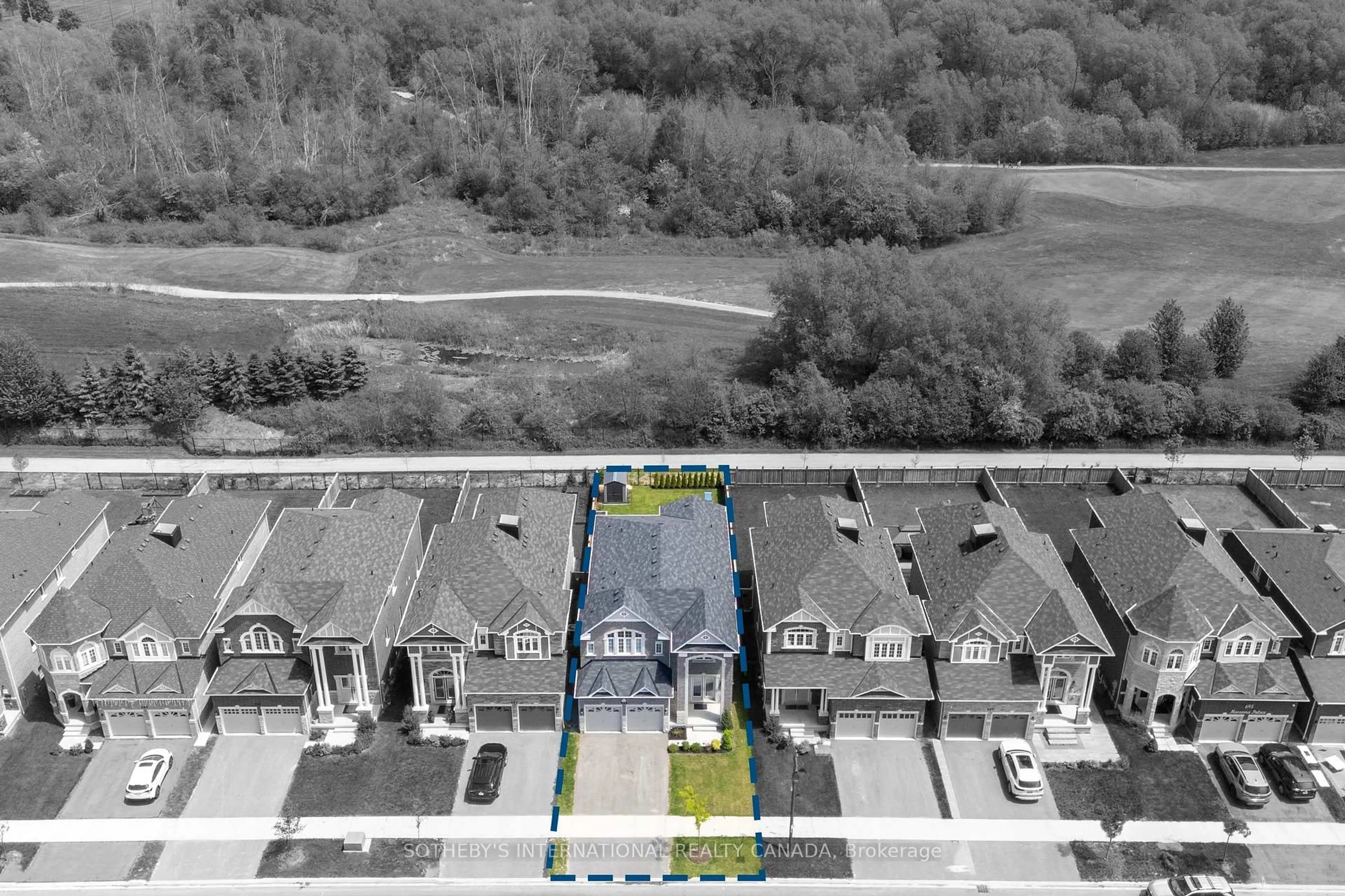 A pic from outside/outdoor area/front of a property/back of a property/a pic from drone, street for 689 Audley Rd, Ajax Ontario L1Z 0T7