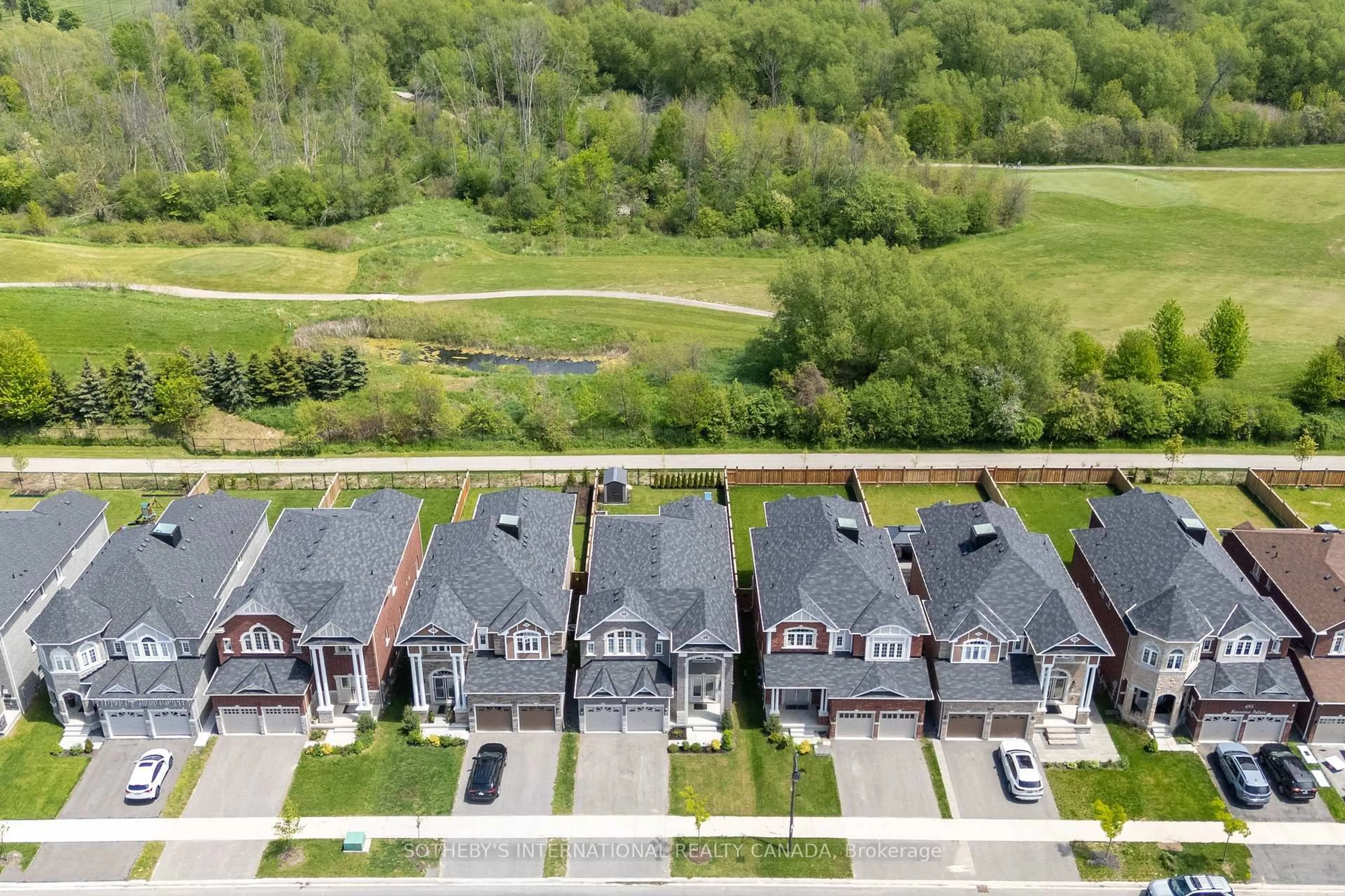 A pic from outside/outdoor area/front of a property/back of a property/a pic from drone, street for 689 Audley Rd, Ajax Ontario L1Z 0T7