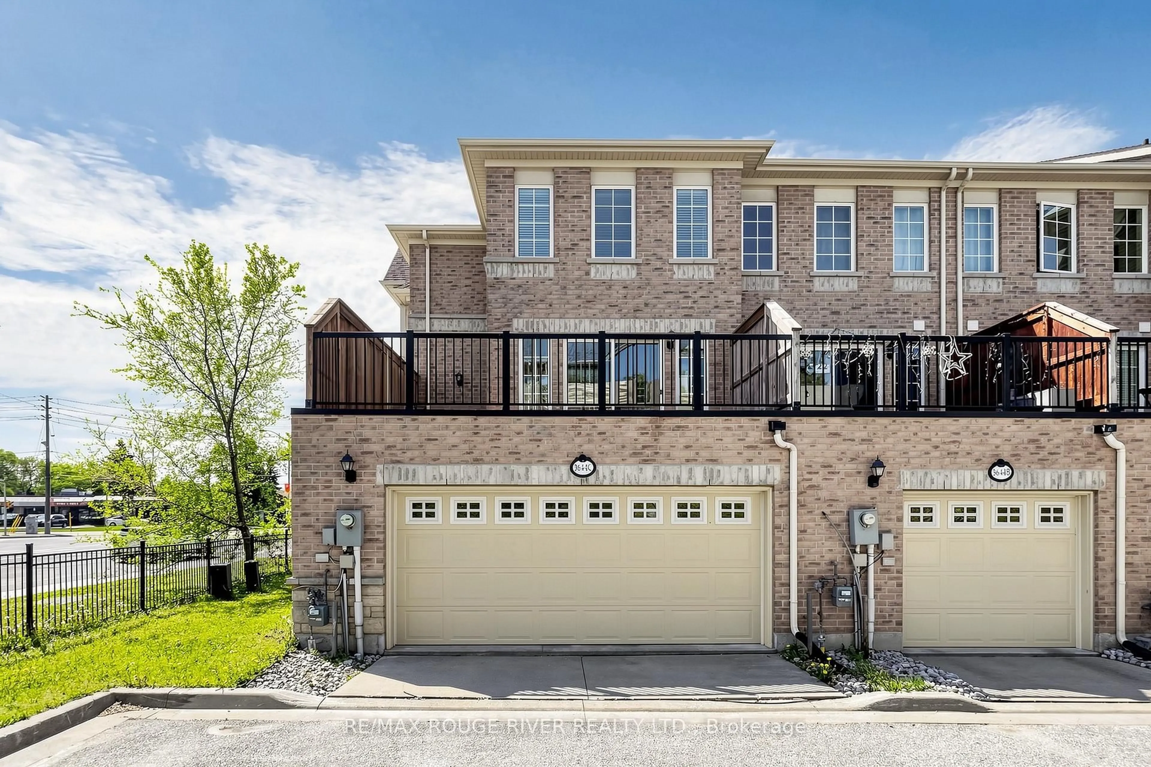 Home with brick exterior material, street for 3644C St Clair Ave, Toronto Ontario M1N 0A5