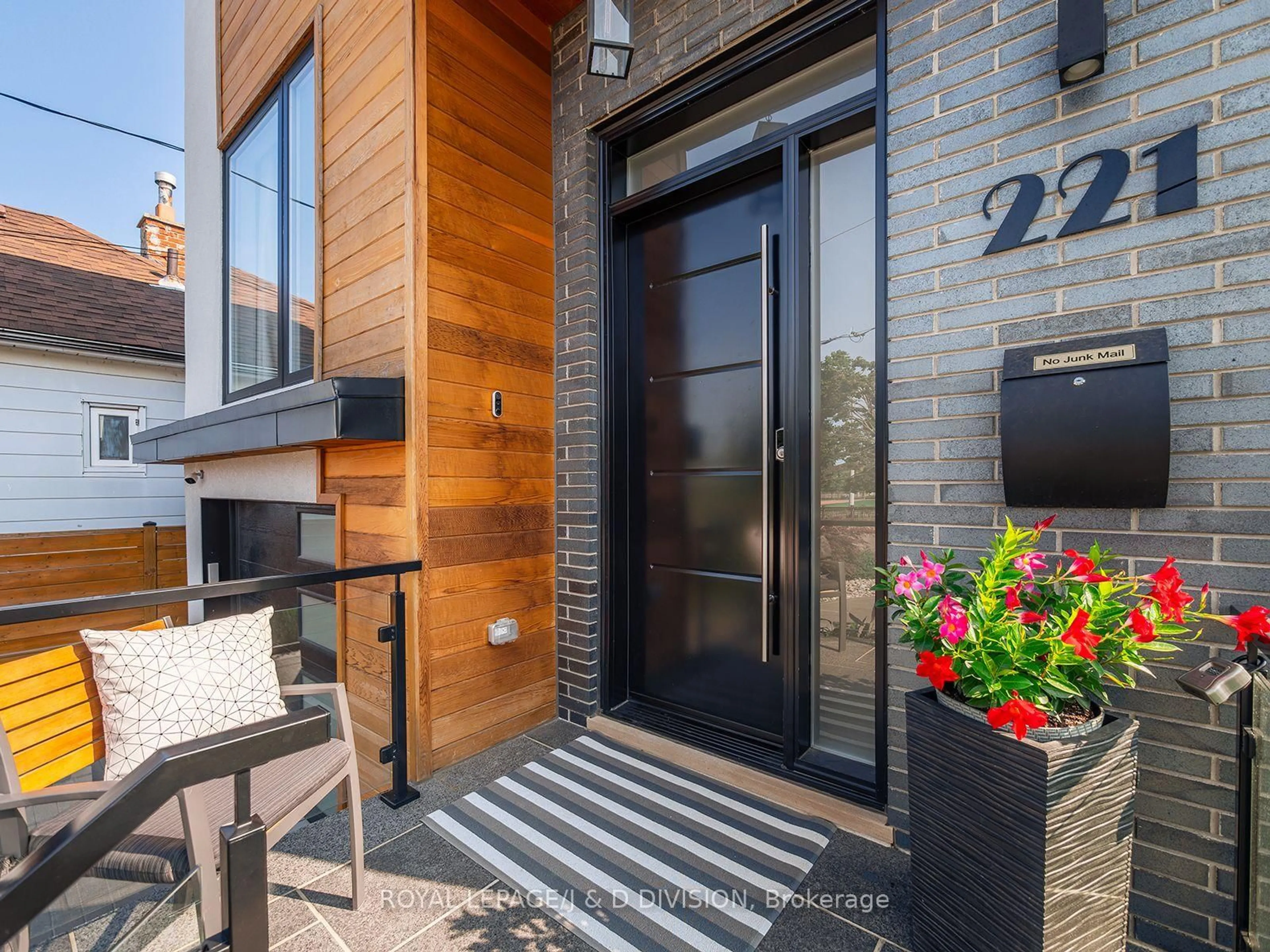 Indoor entryway for 221 Virginia Ave, Toronto Ontario M4C 2T6