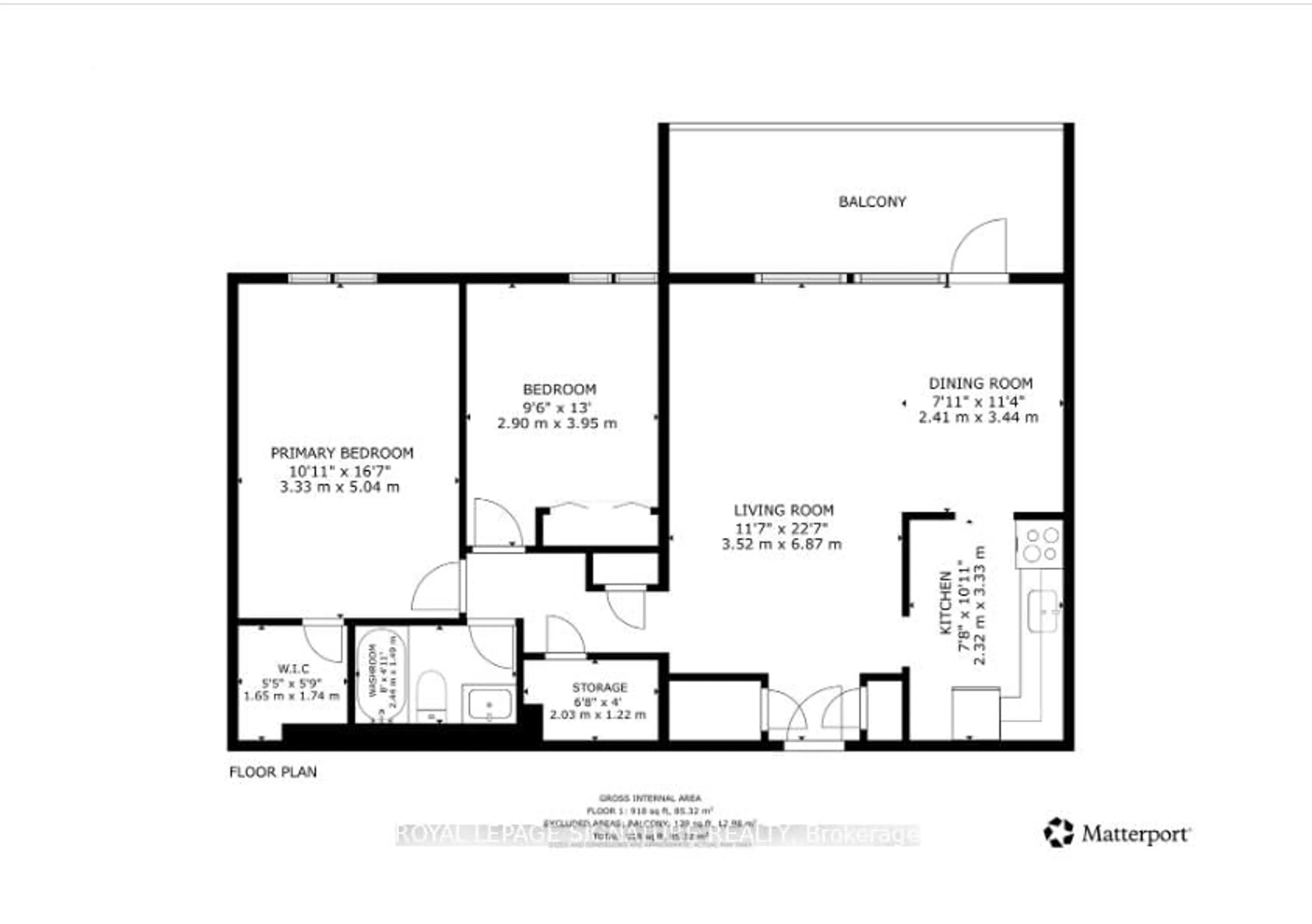 Floor plan for 2550 Pharmacy Ave #703, Toronto Ontario M1W 1H9