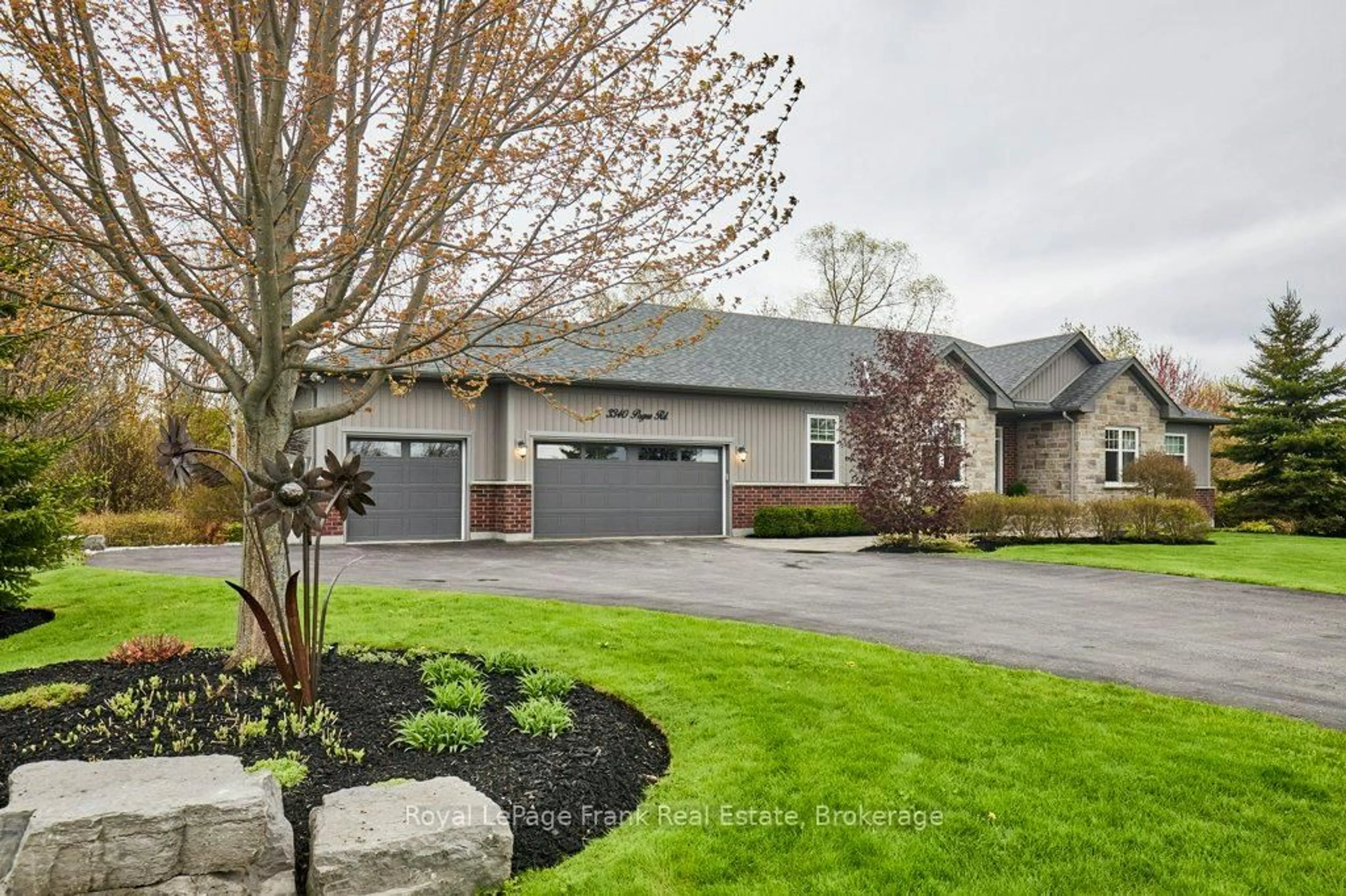 Home with brick exterior material, street for 3340 Pogue Rd, Scugog Ontario L9L 1B6