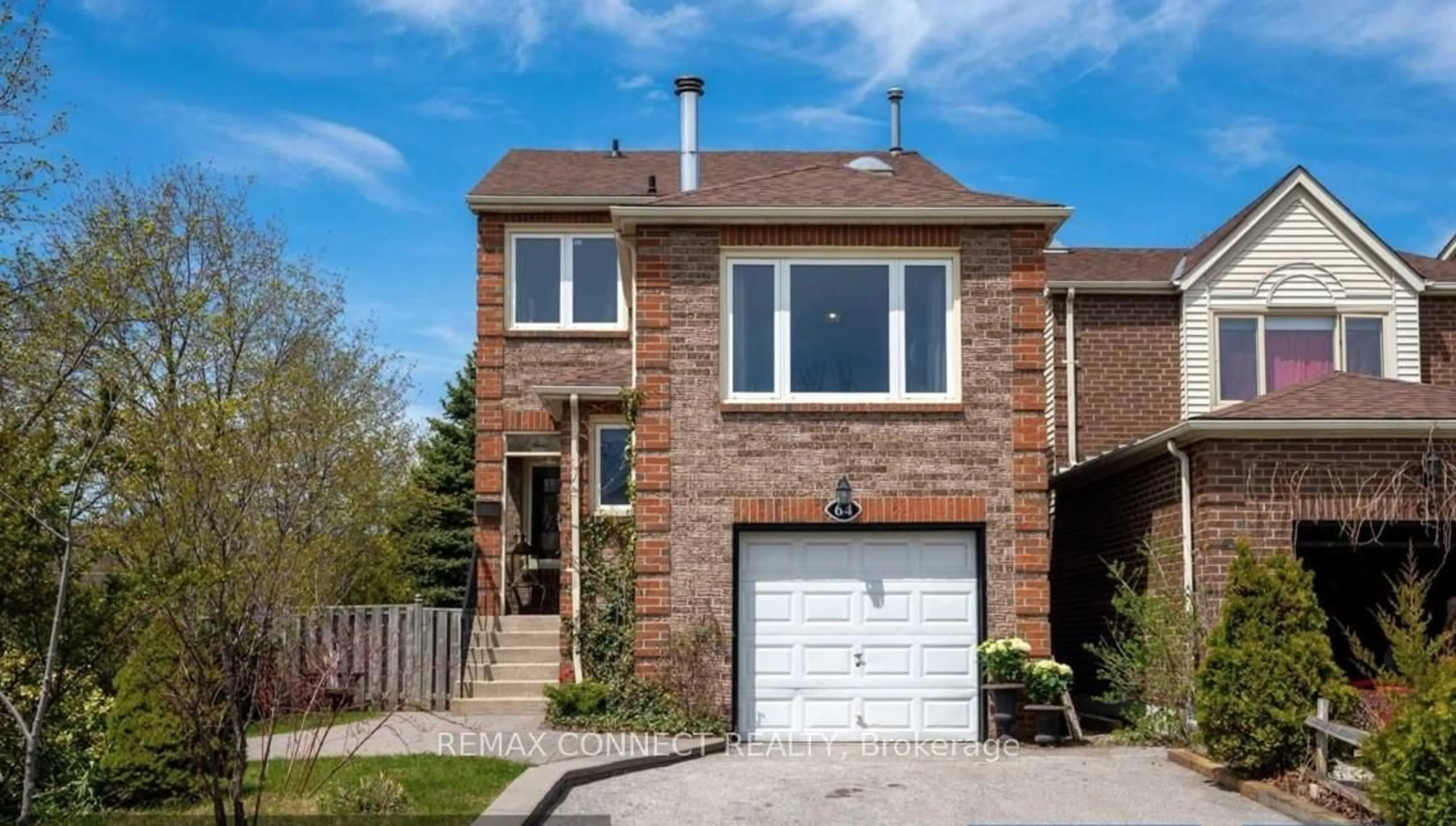 Home with brick exterior material, street for 64 Coalport Dr, Toronto Ontario M1N 4B7
