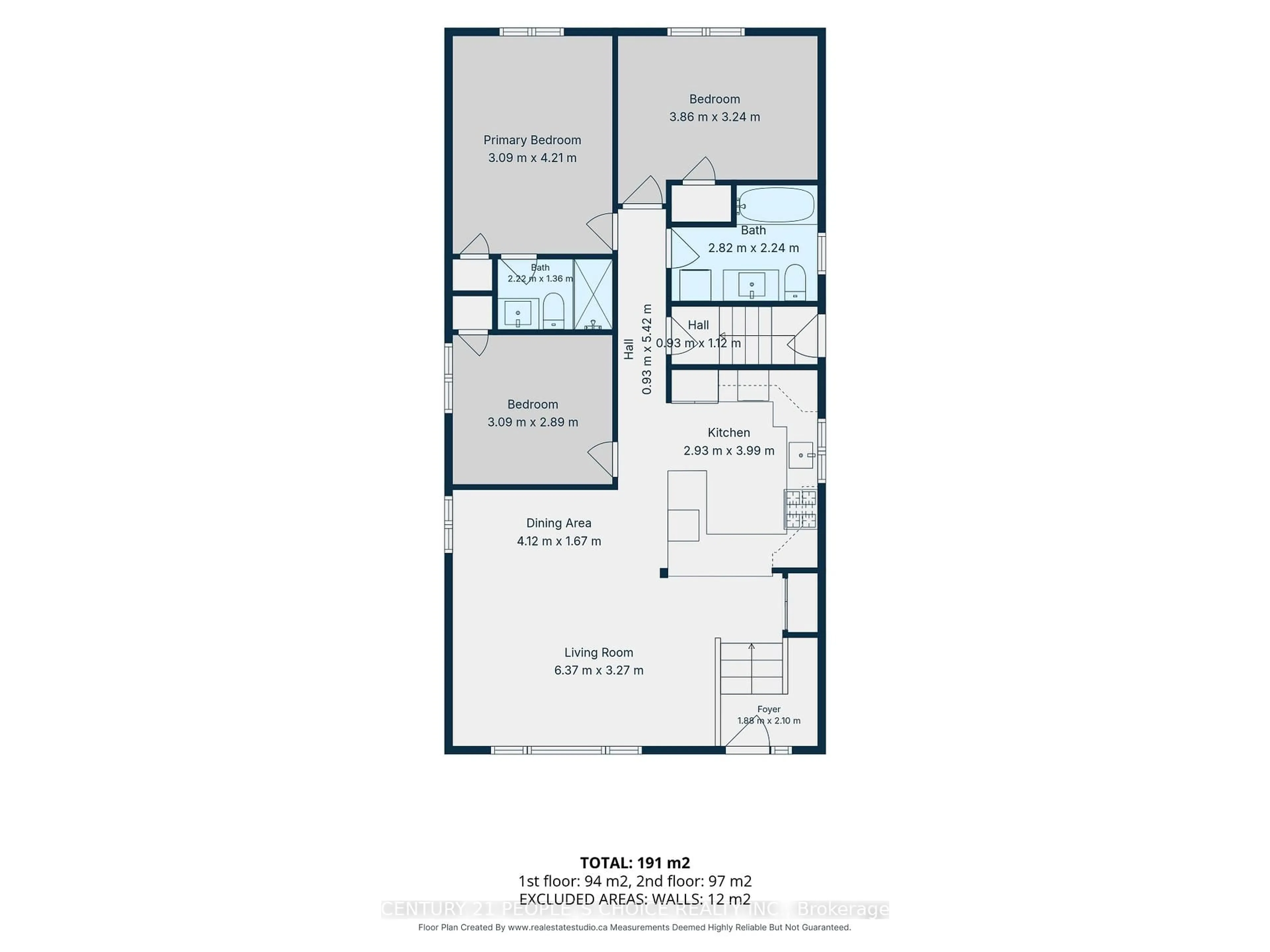 Floor plan for 61 Marcella St, Toronto Ontario M1G 1K9