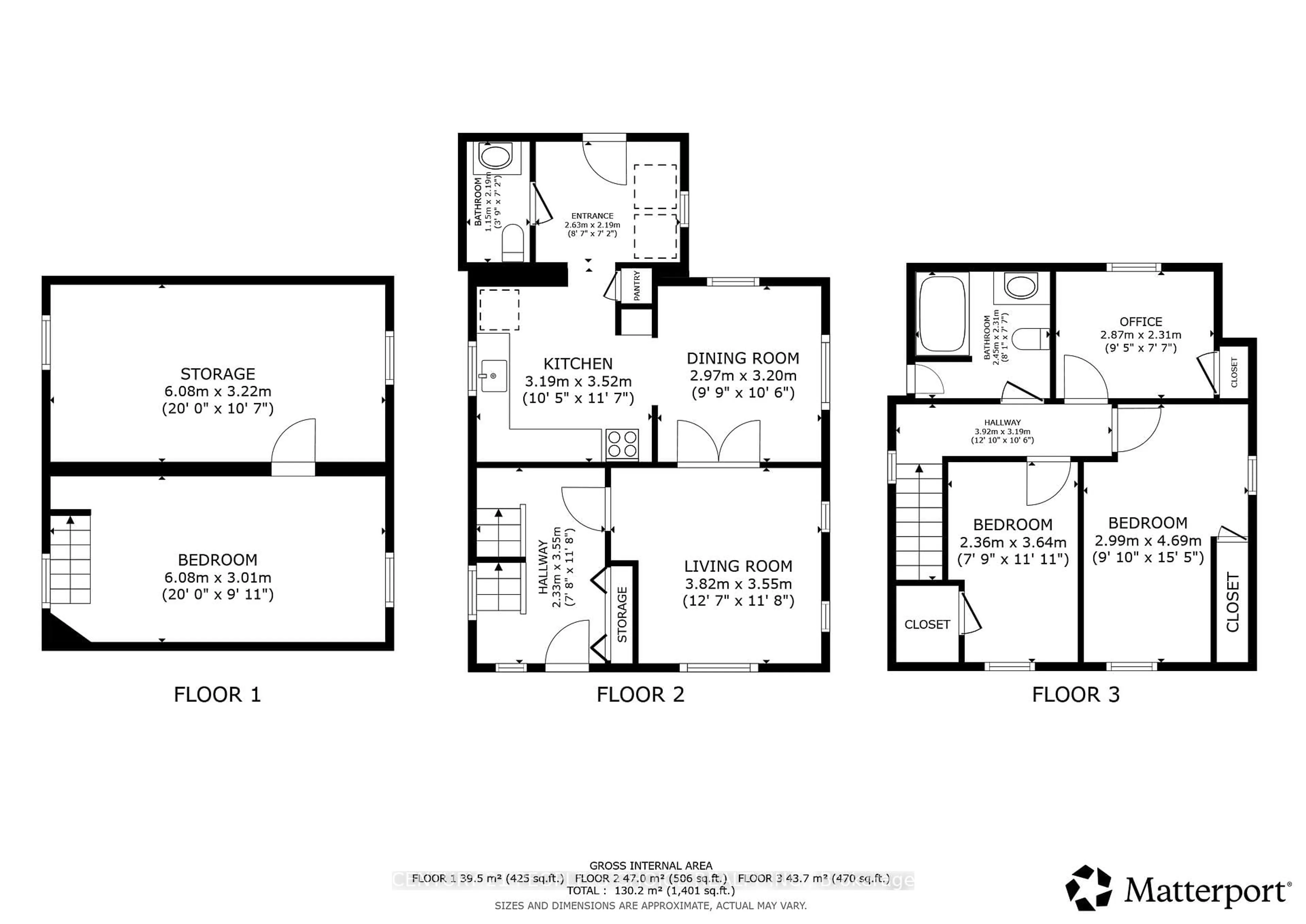 Floor plan for 419 Adelaide Ave, Oshawa Ontario L1J 2R9