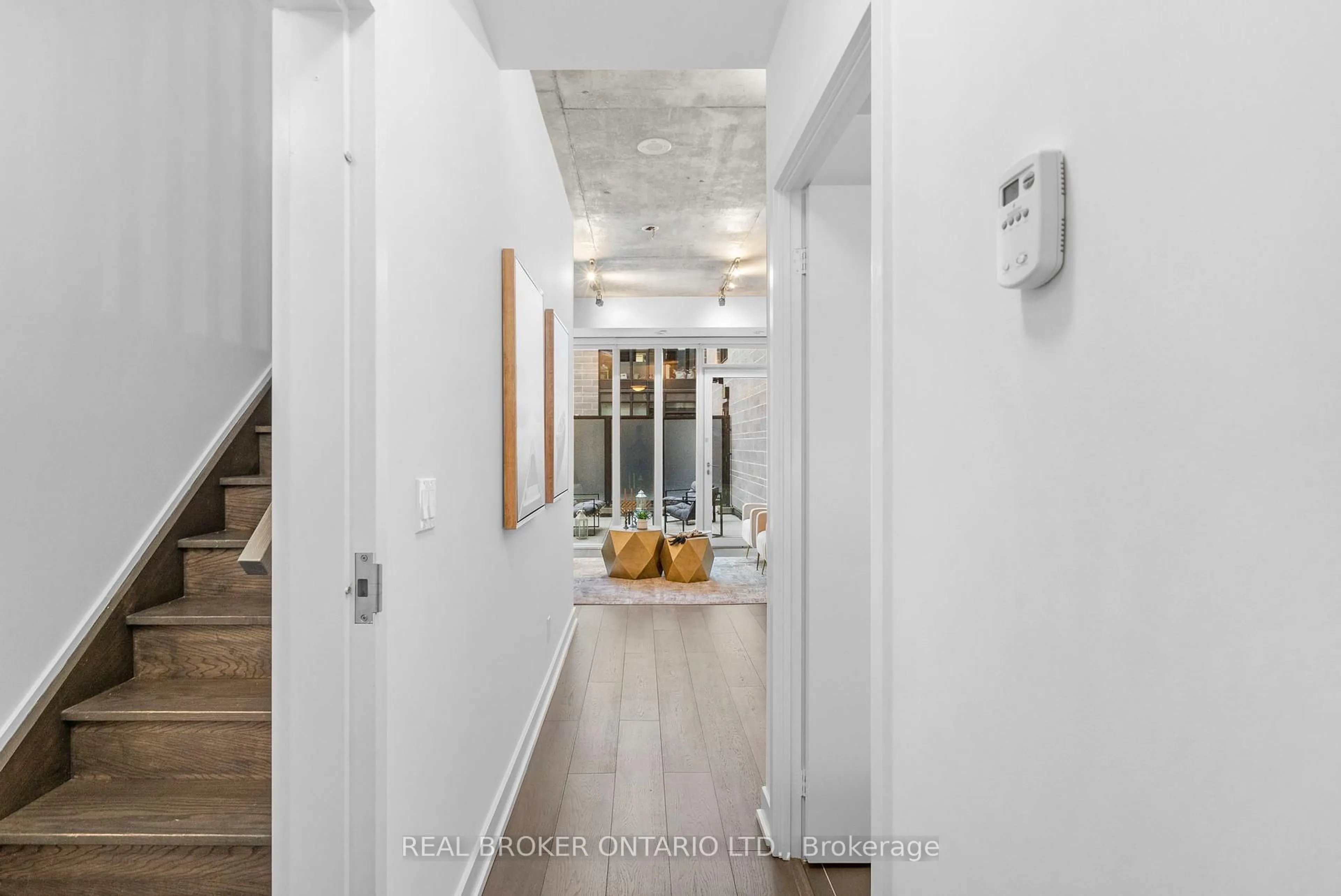 Indoor entryway for 16 Filmic Lane #Th3, Toronto Ontario M4M 3R1