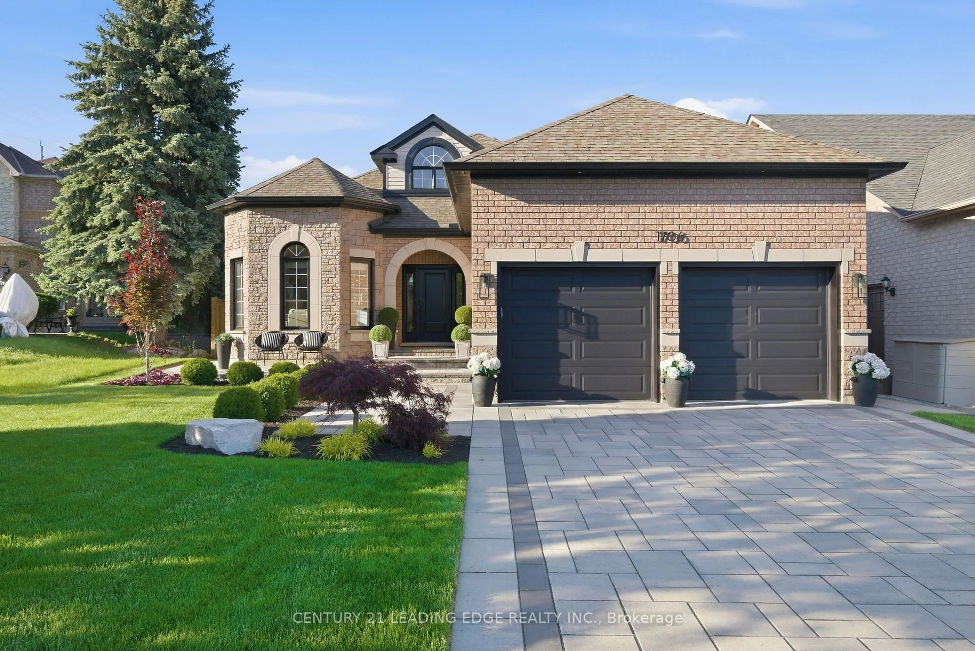 Home with brick exterior material, street for 1706 Maple Hill Crt, Pickering Ontario L1X 2T4