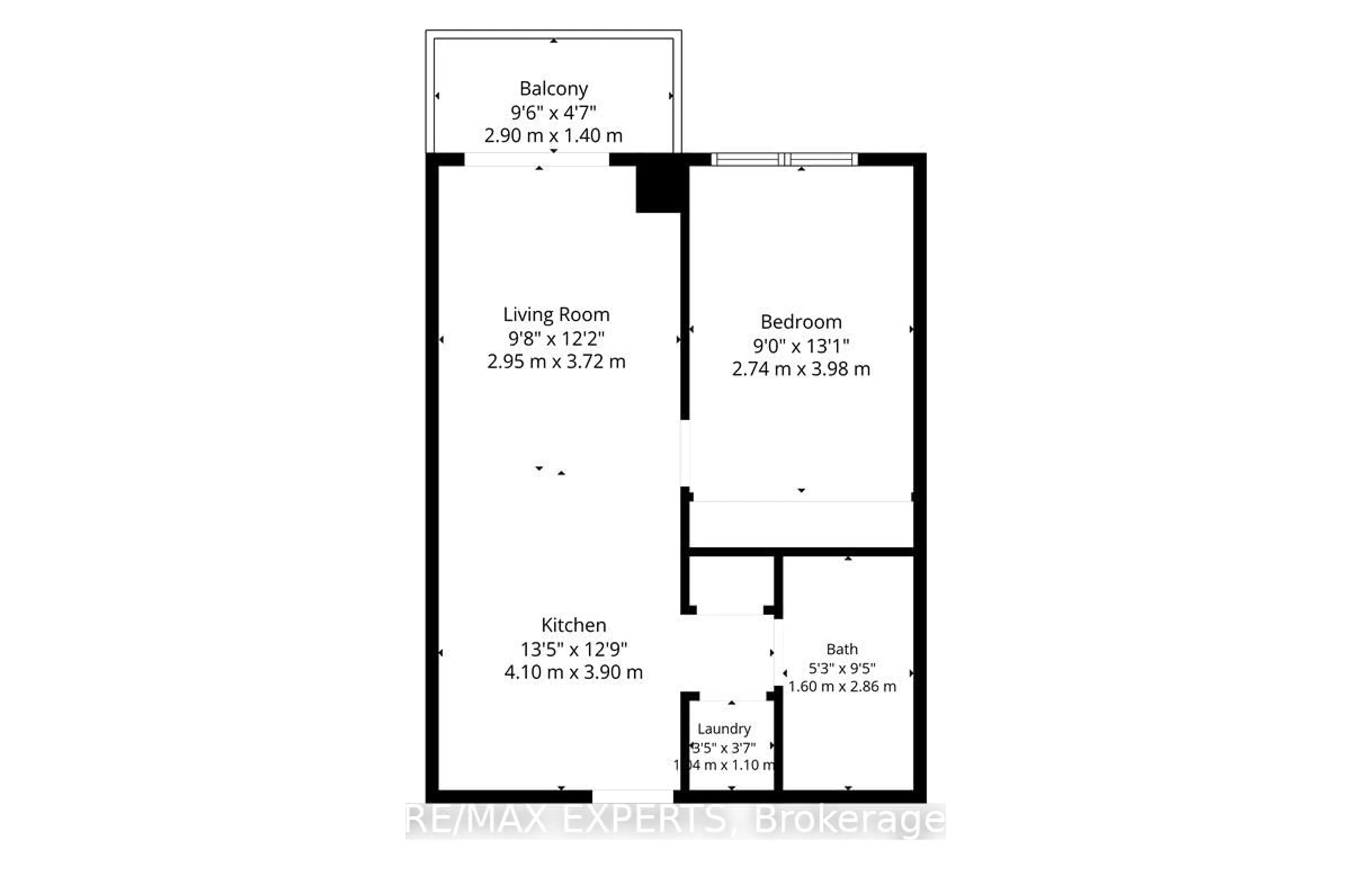 Floor plan for 22 East Haven Dr #629, Toronto Ontario M1N 1T8