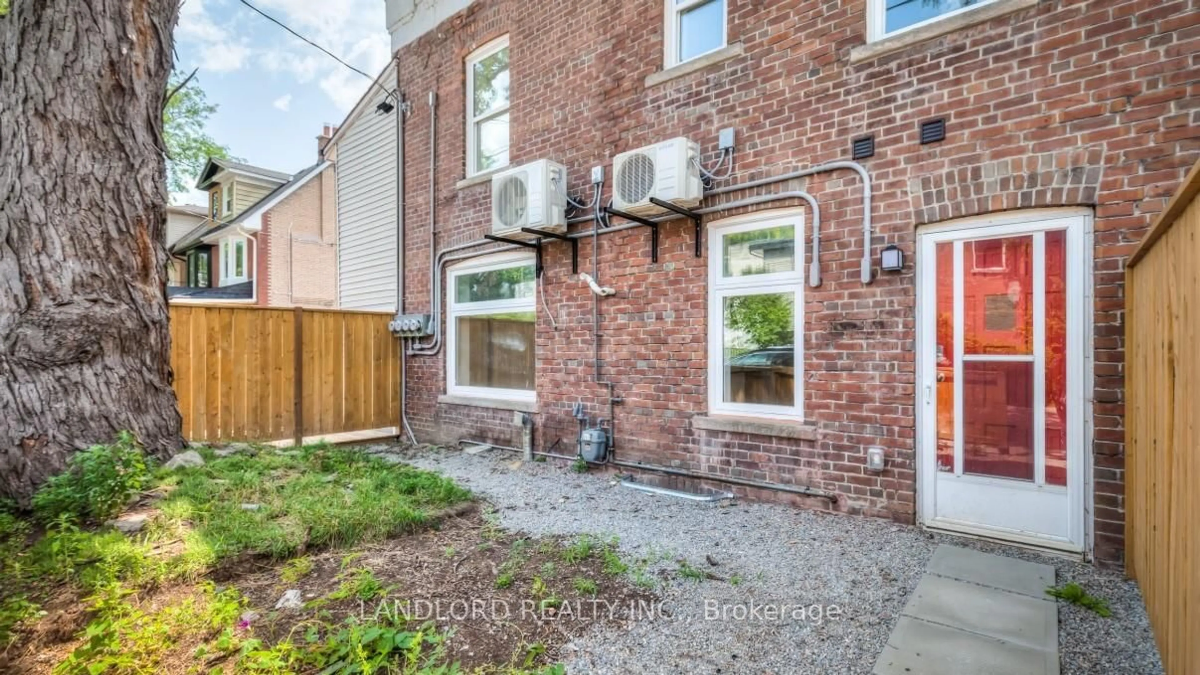 Home with brick exterior material, street for 601 Logan Ave, Toronto Ontario M4K 3B9