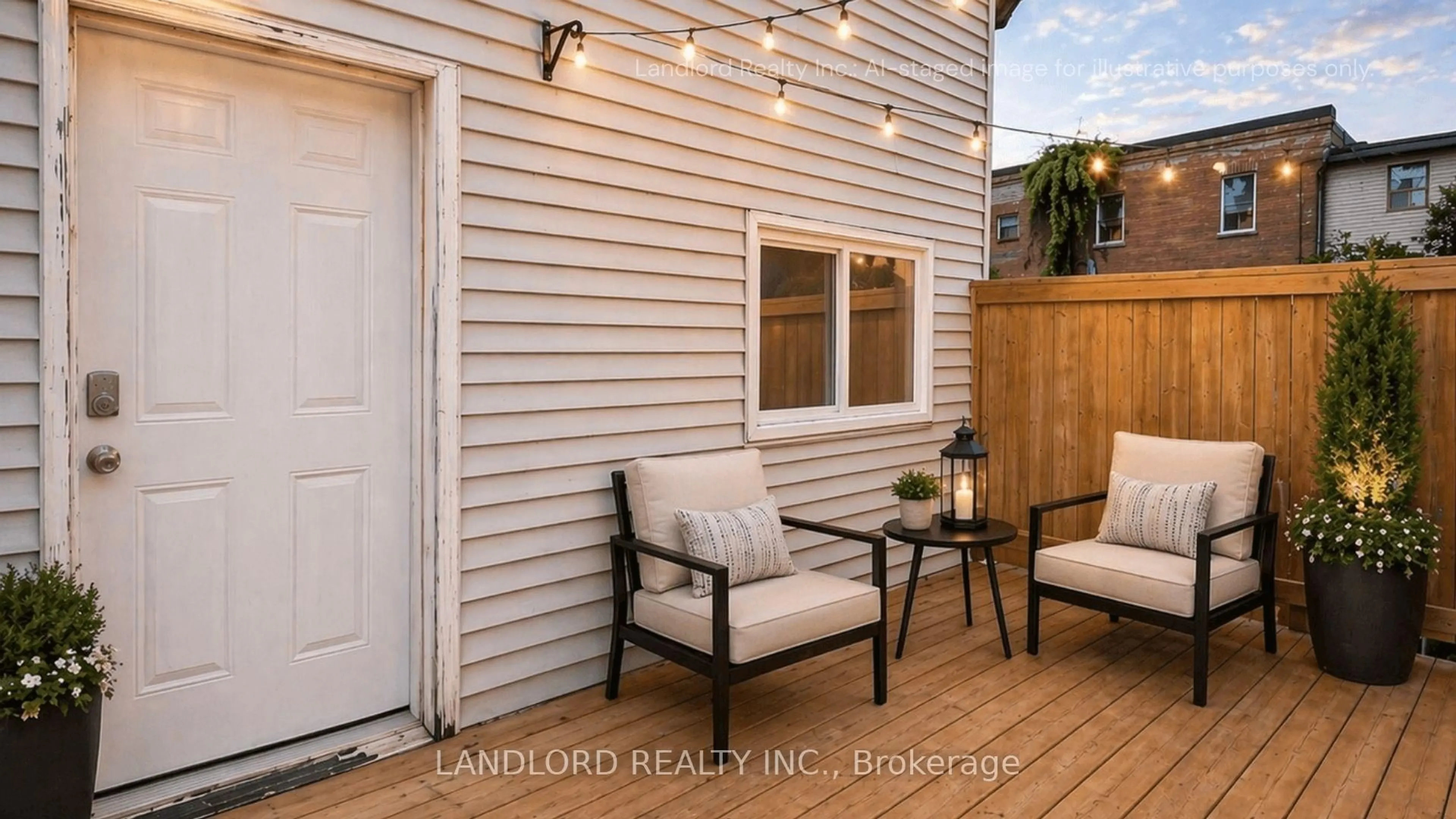 Patio, street for 601 Logan Ave, Toronto Ontario M4K 3B9