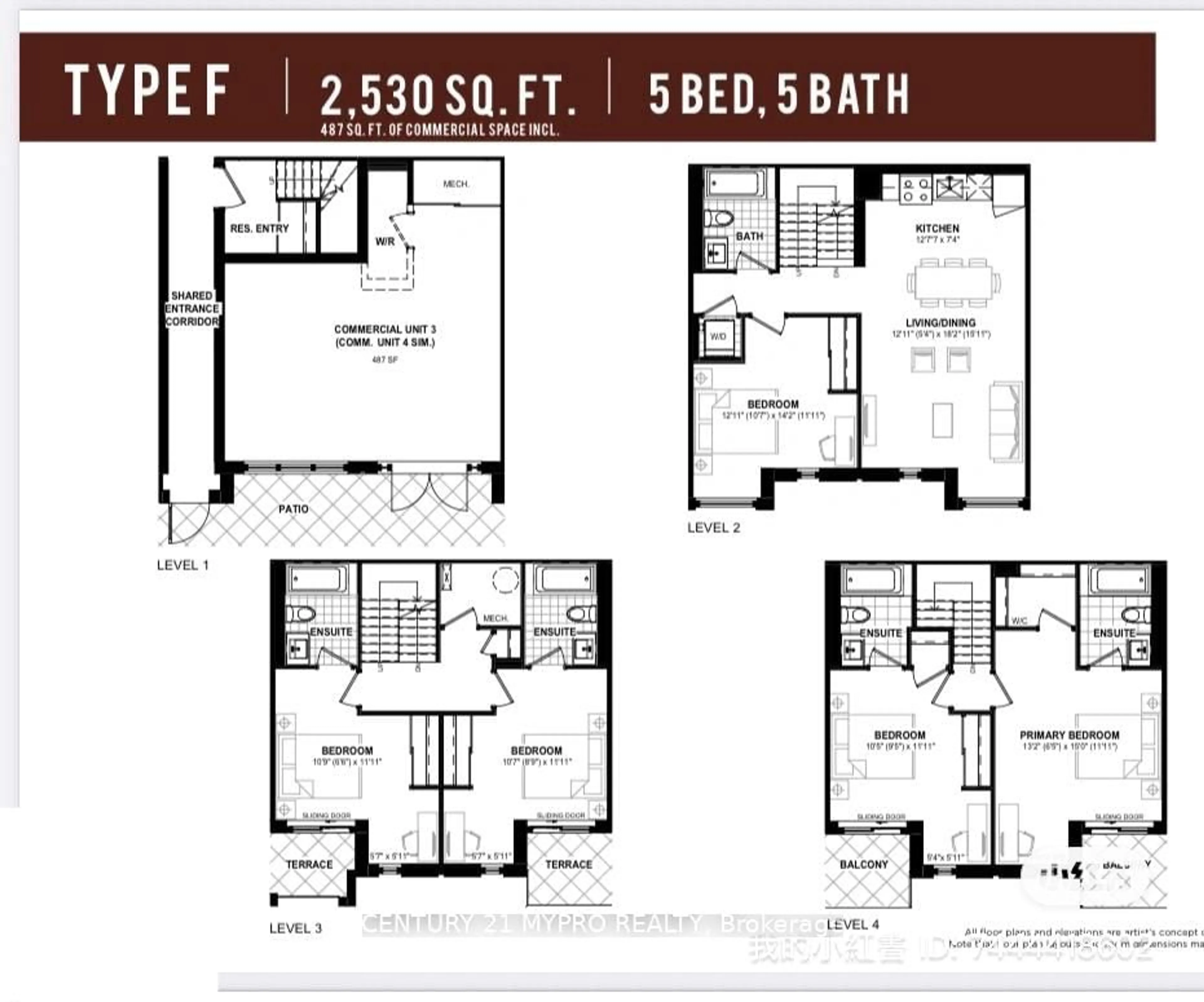 Floor plan for 3069 Pharmacy Ave #8, Toronto Ontario M1W 2H1