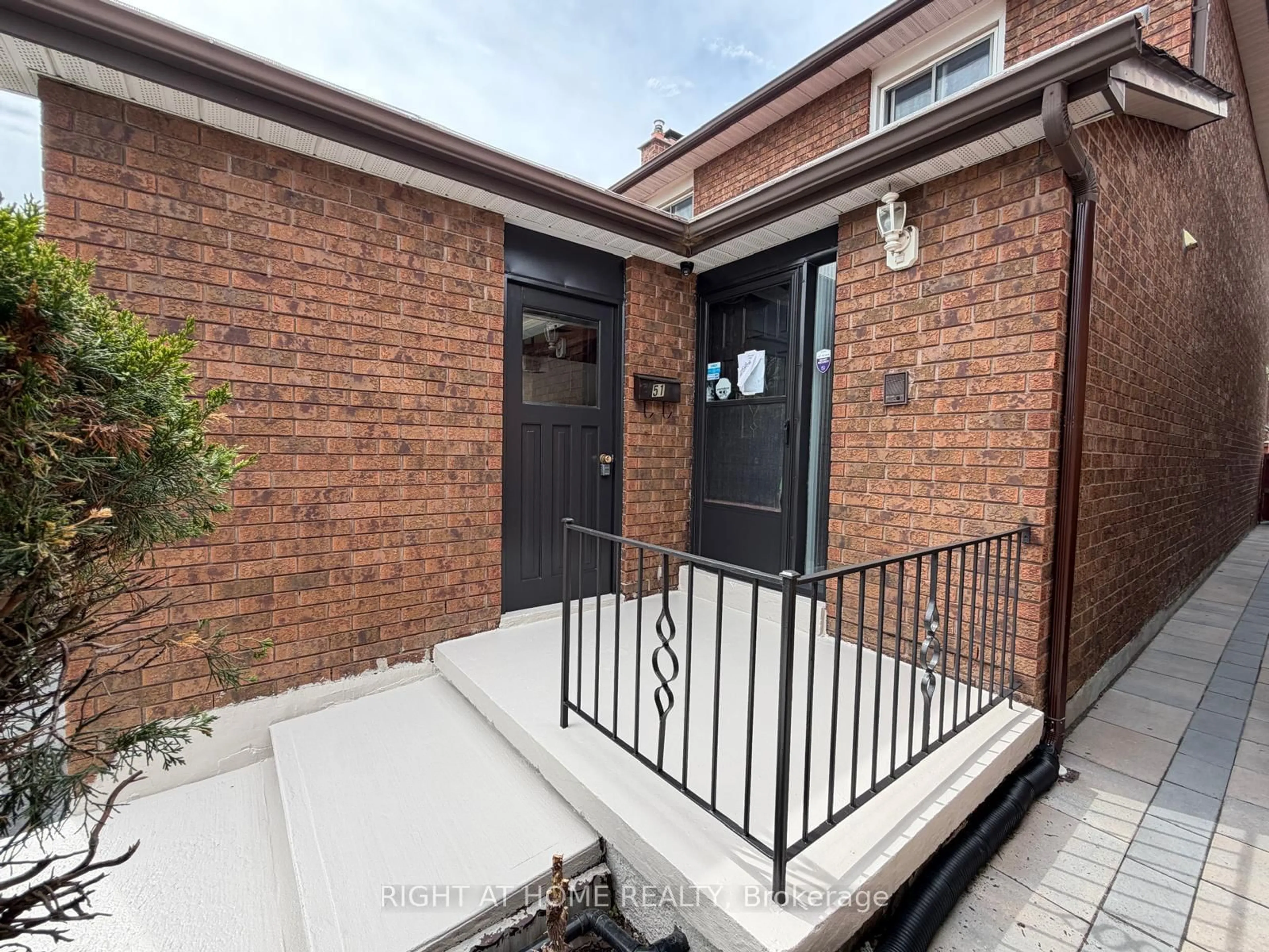 Home with brick exterior material, street for 51 Burnt Bark Dr, Toronto Ontario M1V 3J6