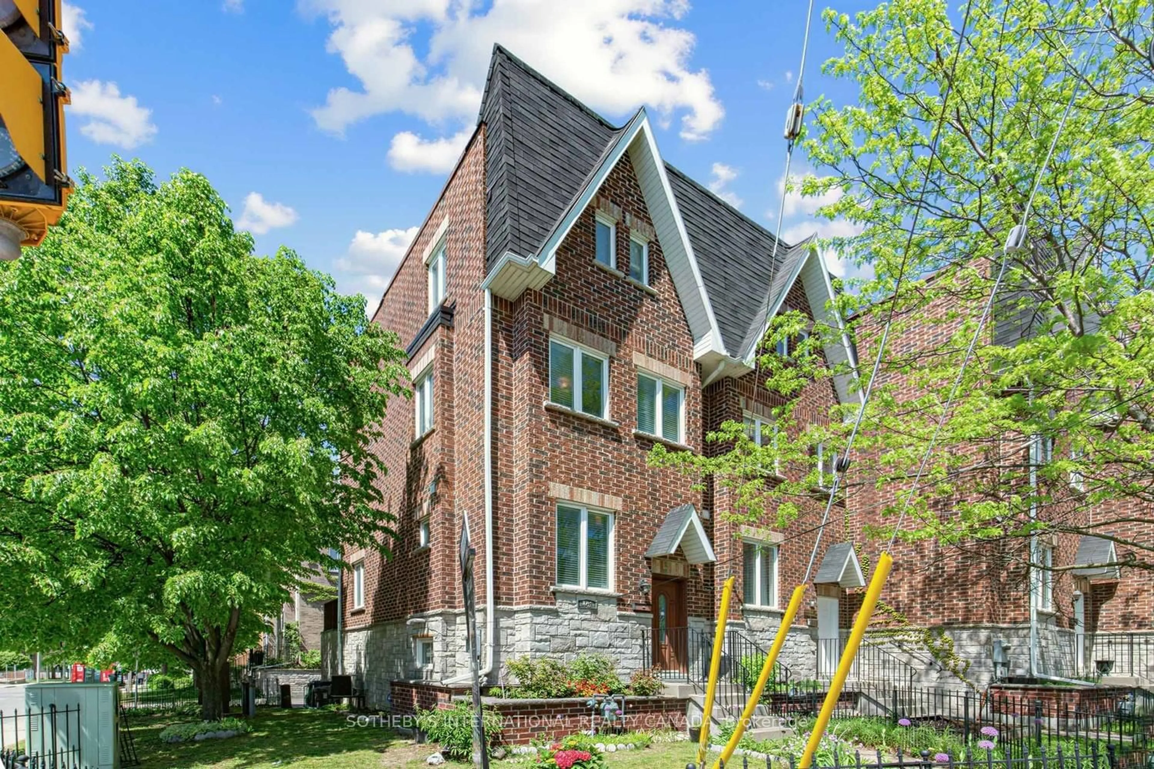 Home with brick exterior material, street for 442 Dawes Rd, Toronto Ontario M4B 2E9