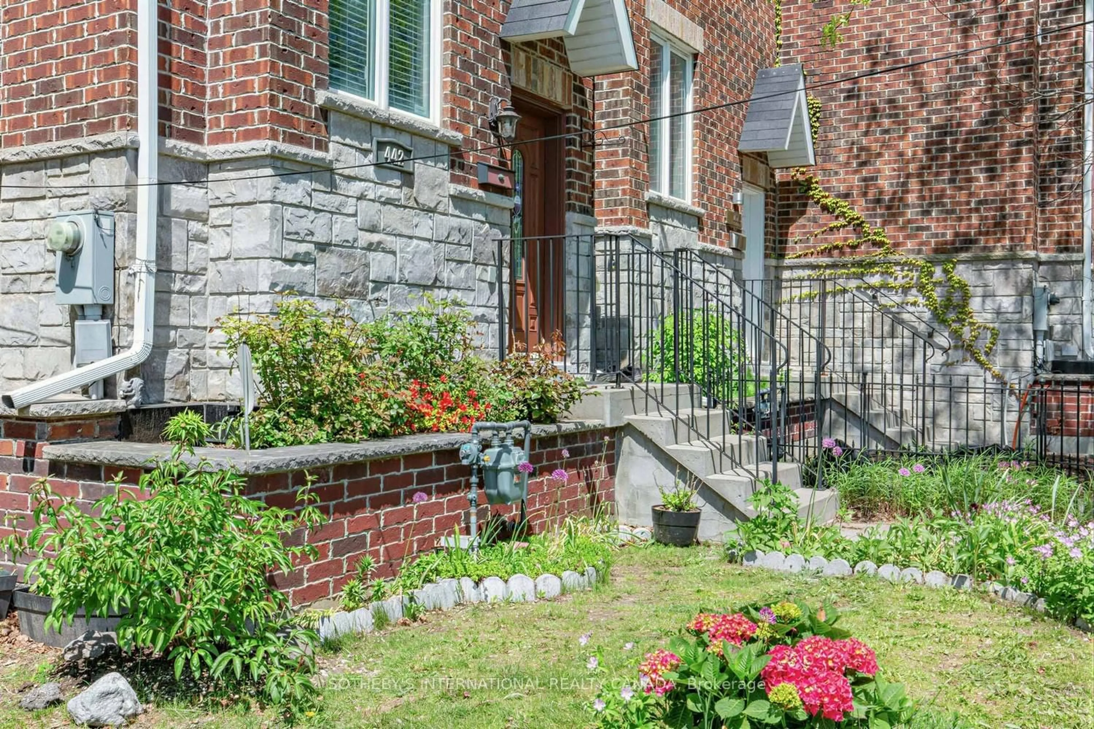 Home with brick exterior material, street for 442 Dawes Rd, Toronto Ontario M4B 2E9