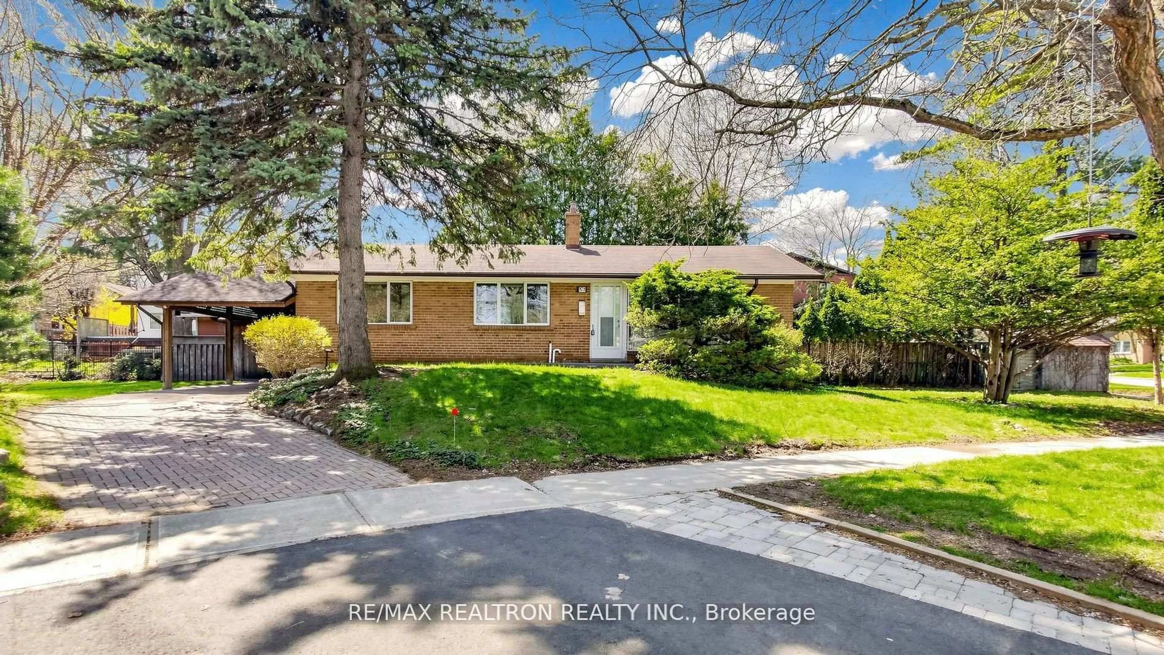 Home with brick exterior material, street for 57 Copping Rd, Toronto Ontario M1G 3J9
