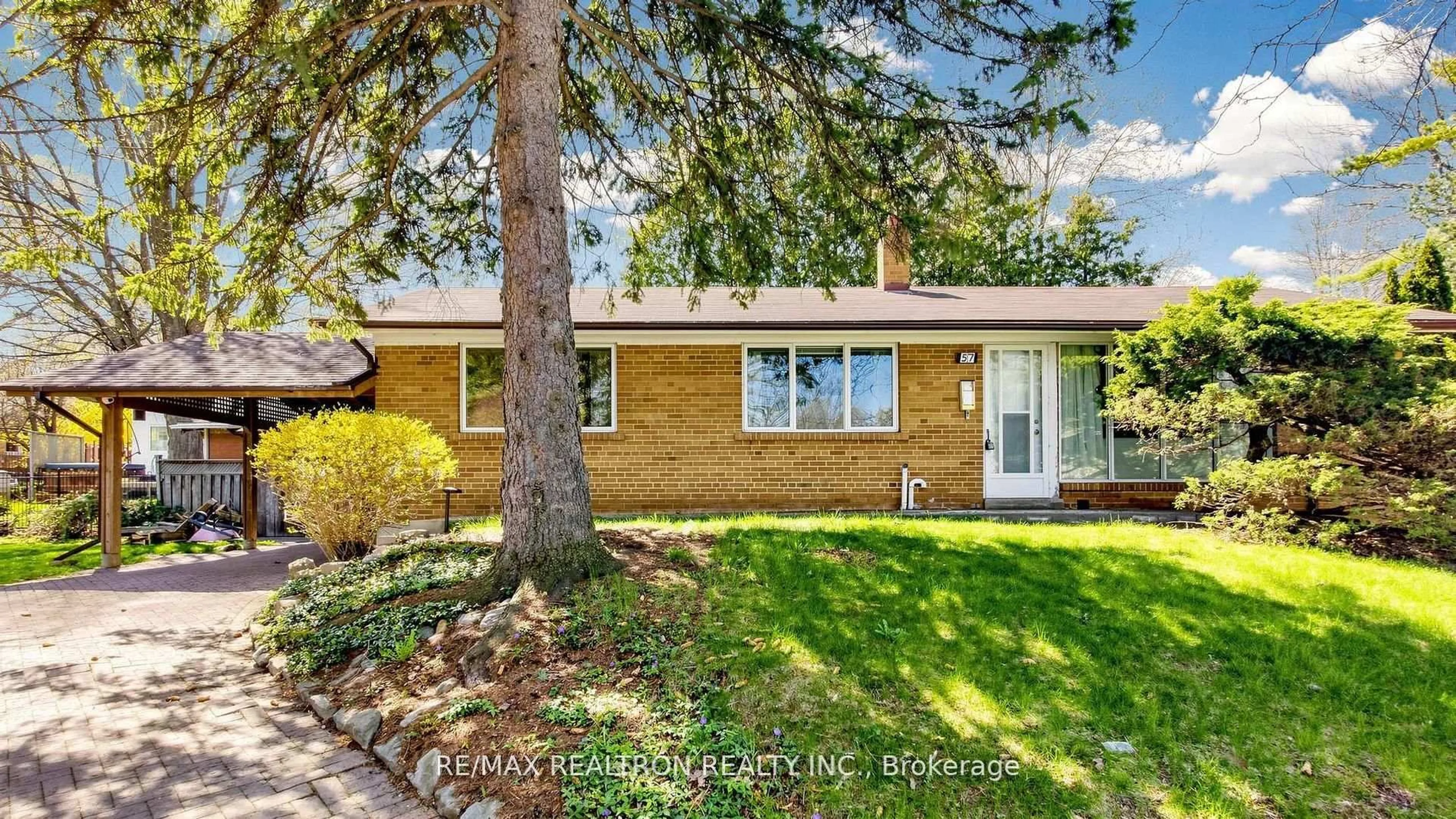 Home with brick exterior material, street for 57 Copping Rd, Toronto Ontario M1G 3J9
