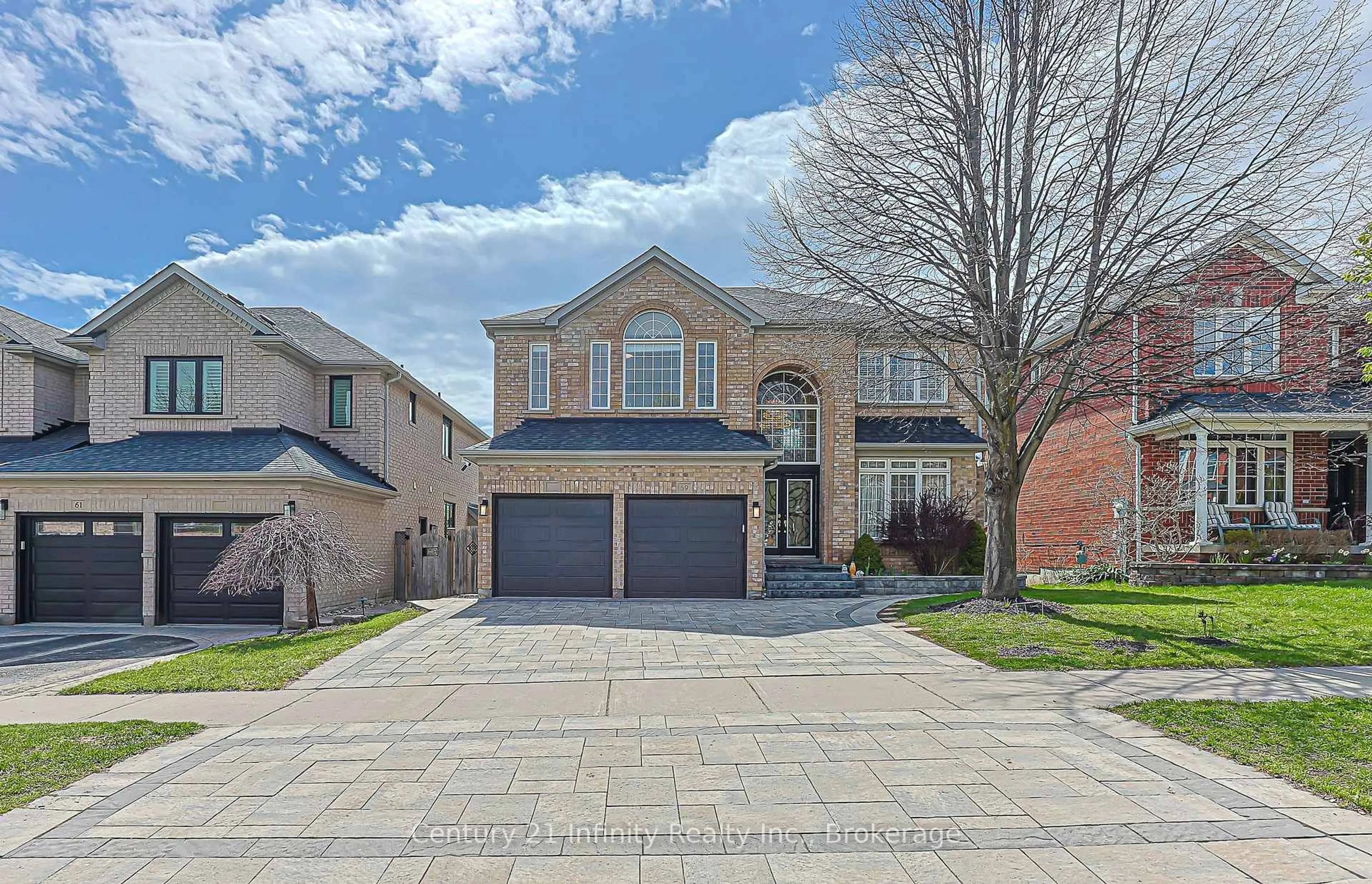 Home with brick exterior material, street for 59 Splendor Dr, Whitby Ontario L1P 1X5