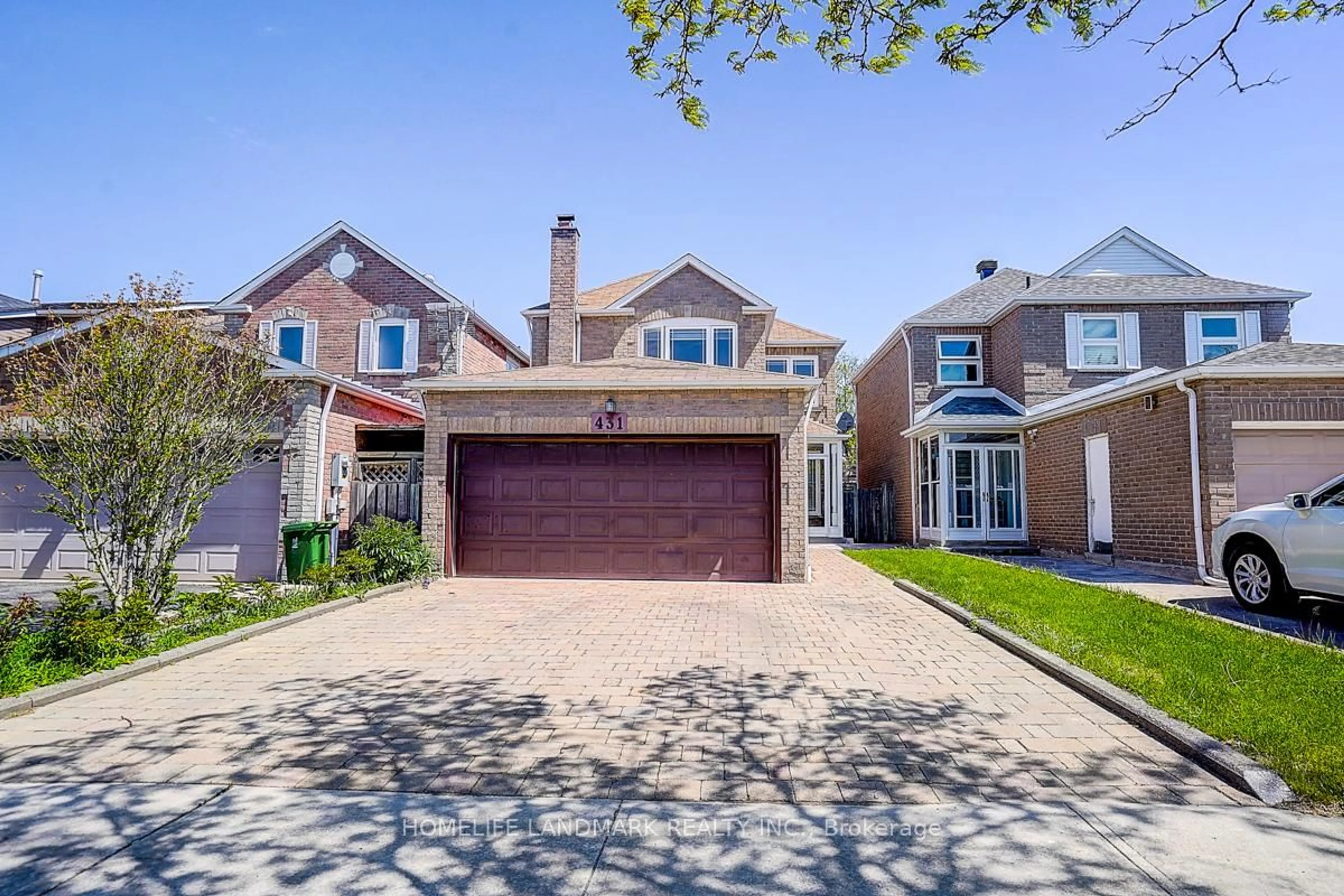 Home with brick exterior material, street for 431 Port Royal Tr, Toronto Ontario M1V 4R2