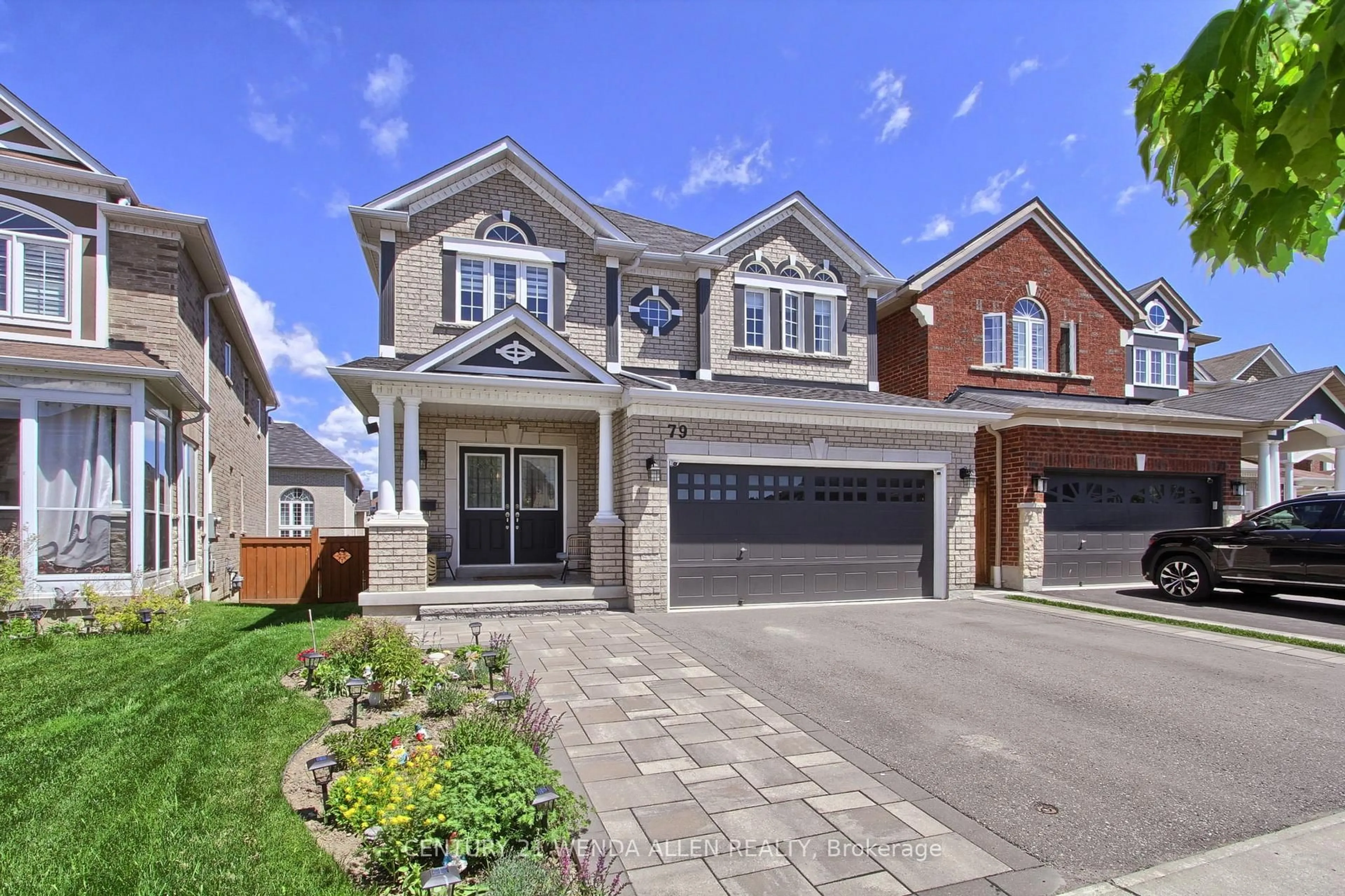 Home with brick exterior material, street for 79 Jevons Dr, Ajax Ontario L1Z 0T6