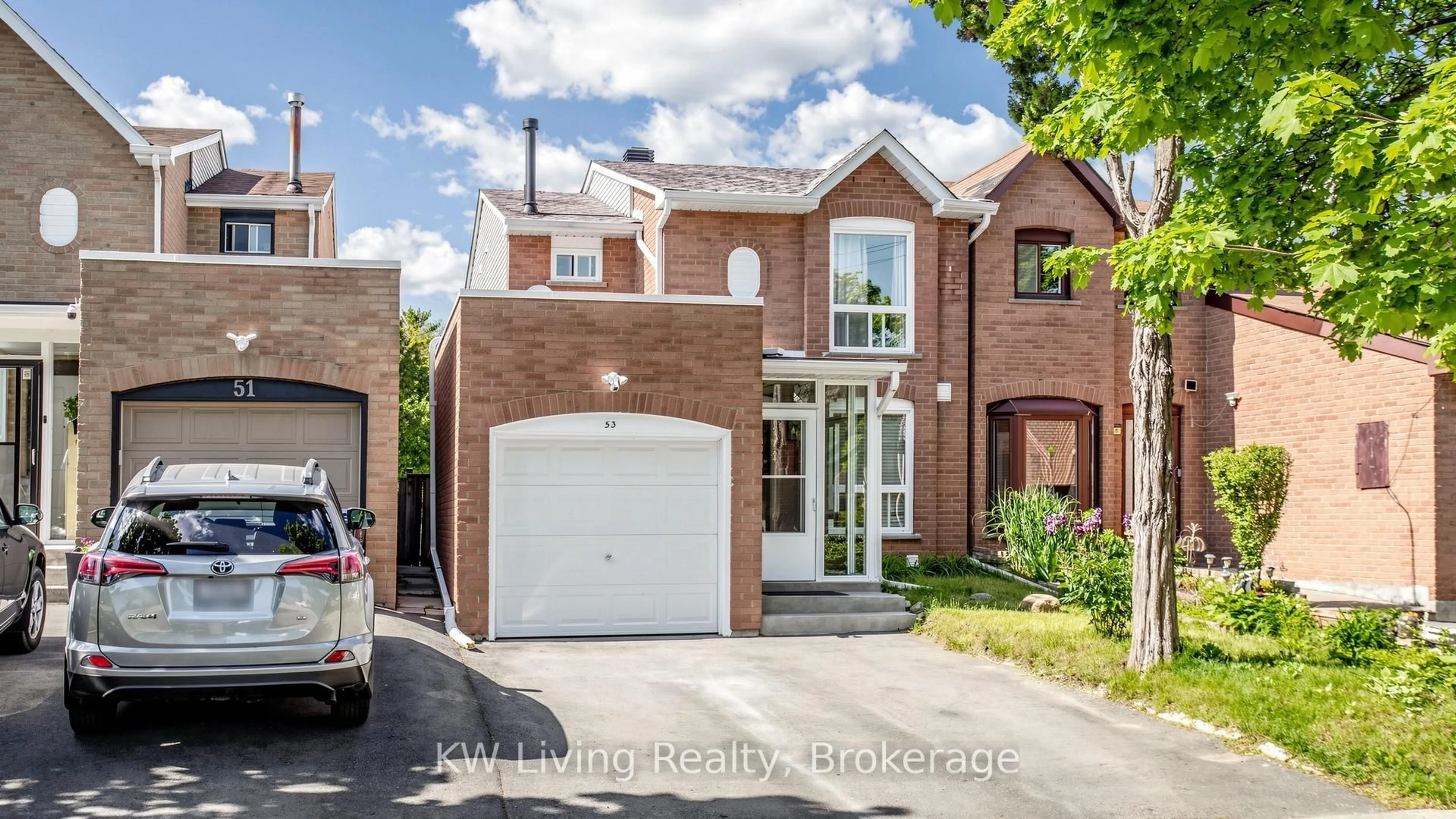 Home with brick exterior material, street for 53 Campania Cres, Toronto Ontario M1V 2E8