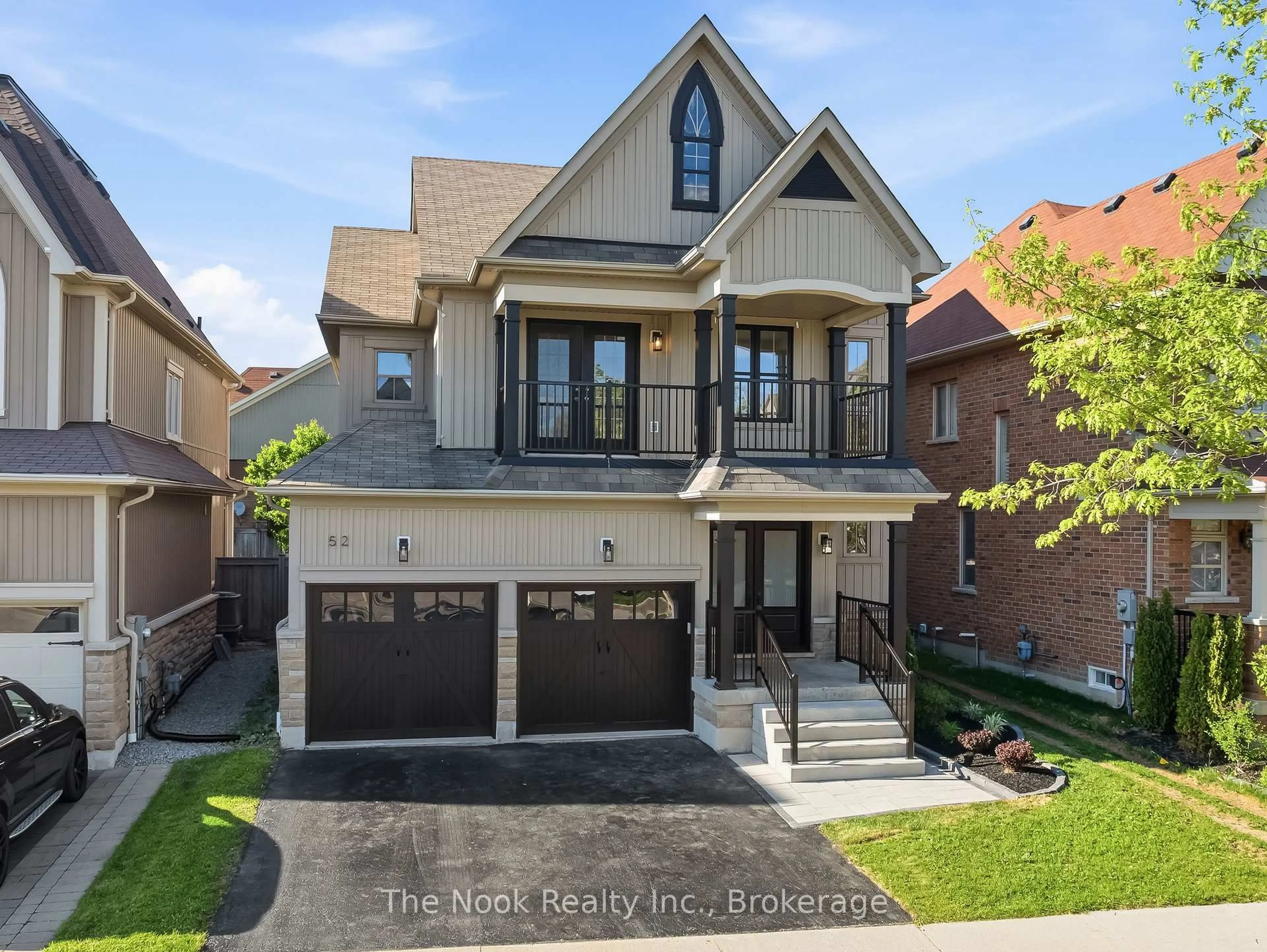 Home with brick exterior material, street for 52 Nightingale Cres, Whitby Ontario L1M 0H4
