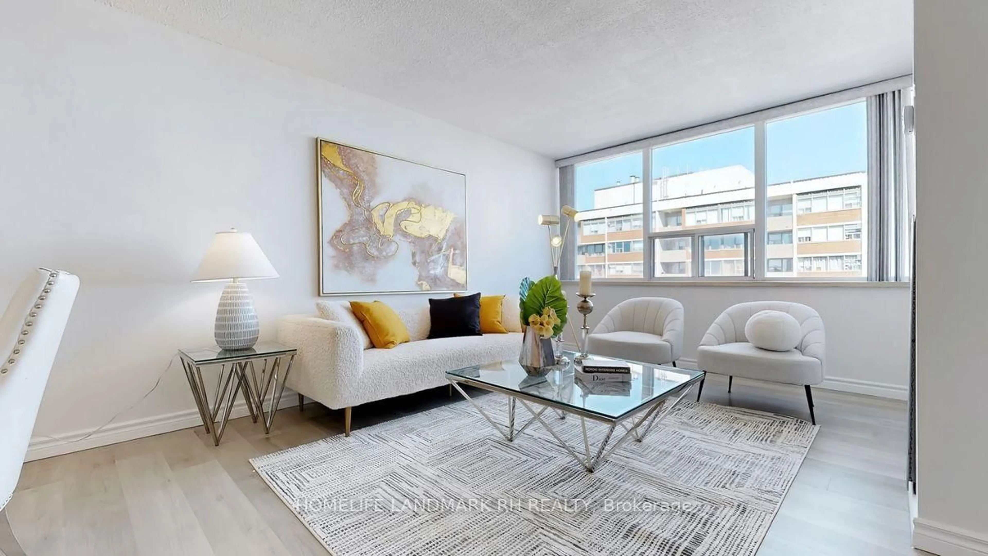Living room with furniture, unknown for 25 Silver Springs Blvd #1804, Toronto Ontario M1V 1M9
