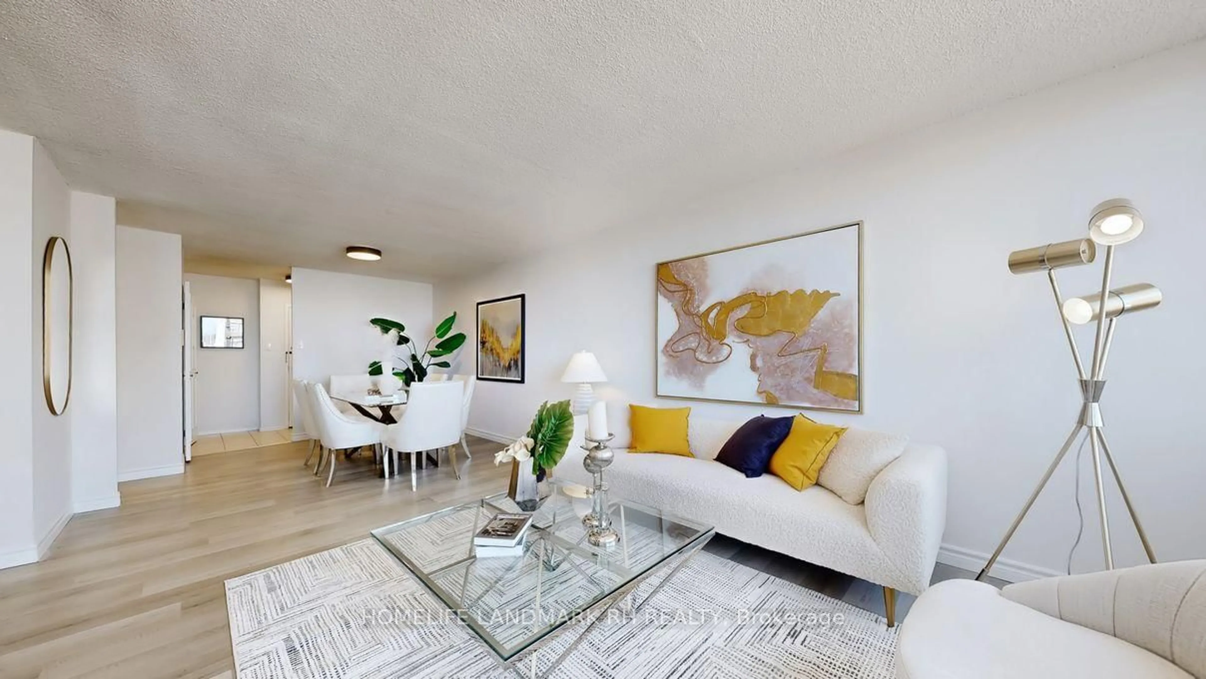 Living room with furniture, unknown for 25 Silver Springs Blvd #1804, Toronto Ontario M1V 1M9