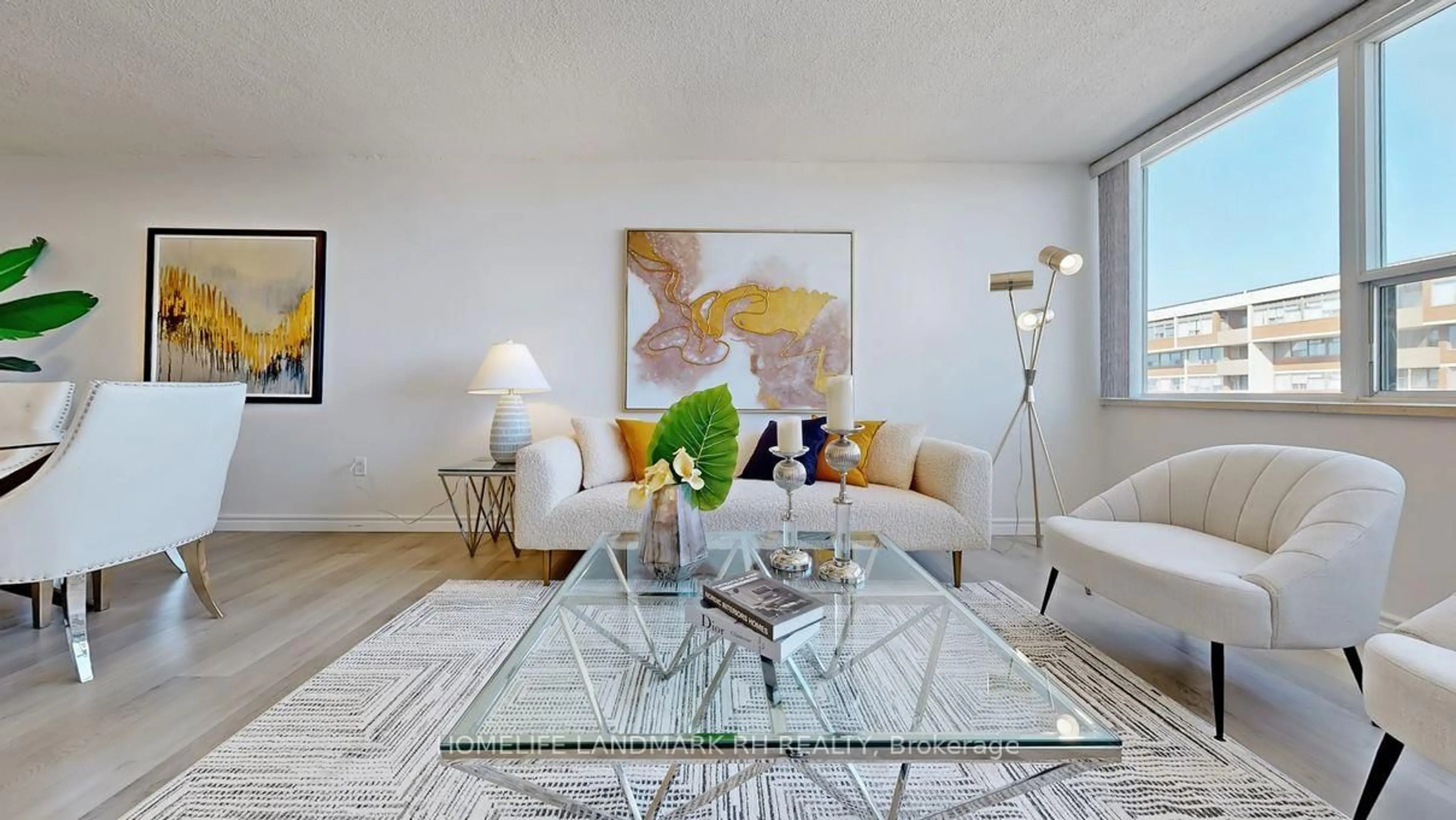 Living room with furniture, unknown for 25 Silver Springs Blvd #1804, Toronto Ontario M1V 1M9