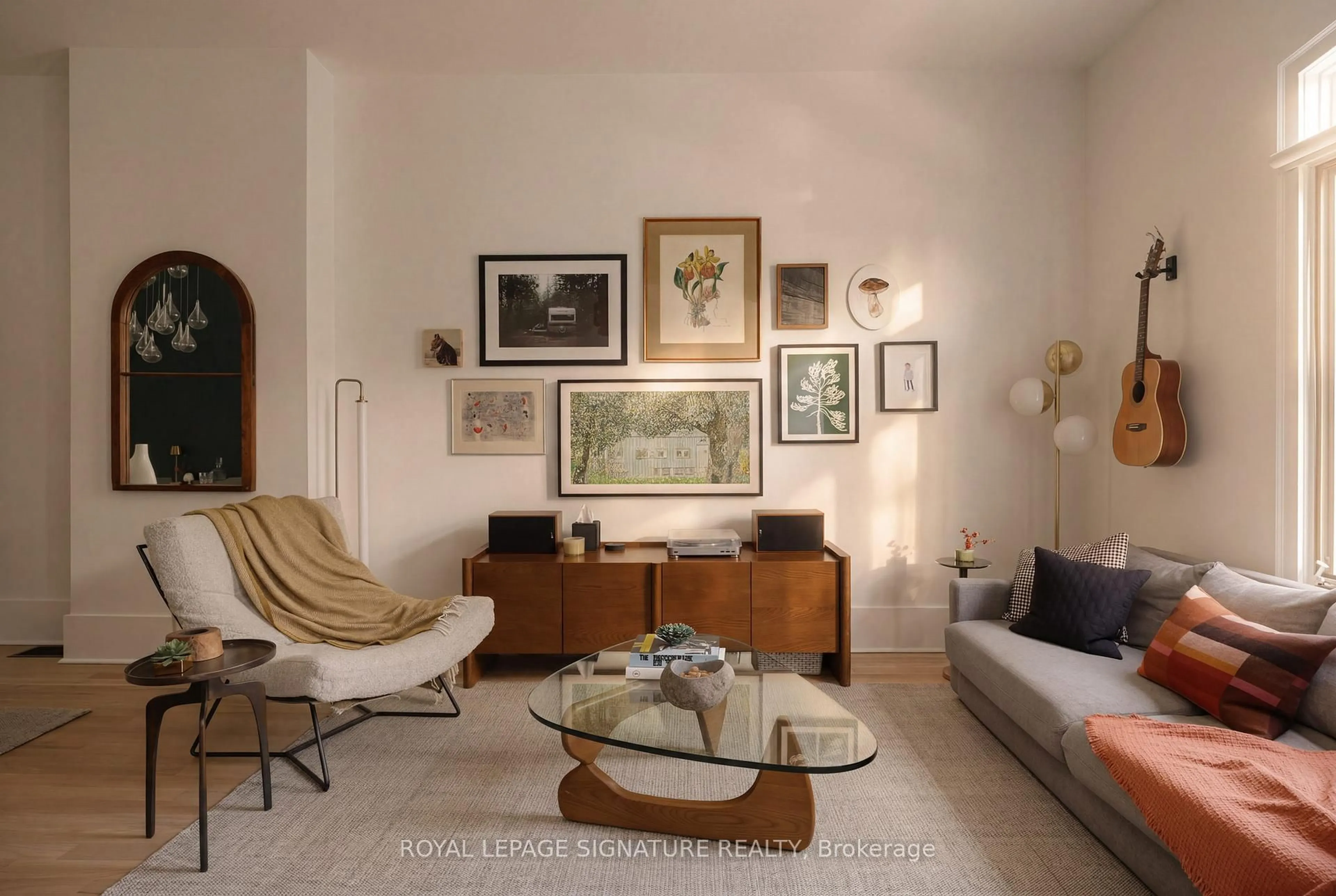 Living room with furniture, unknown for 105 De Grassi St, Toronto Ontario M4M 2K5