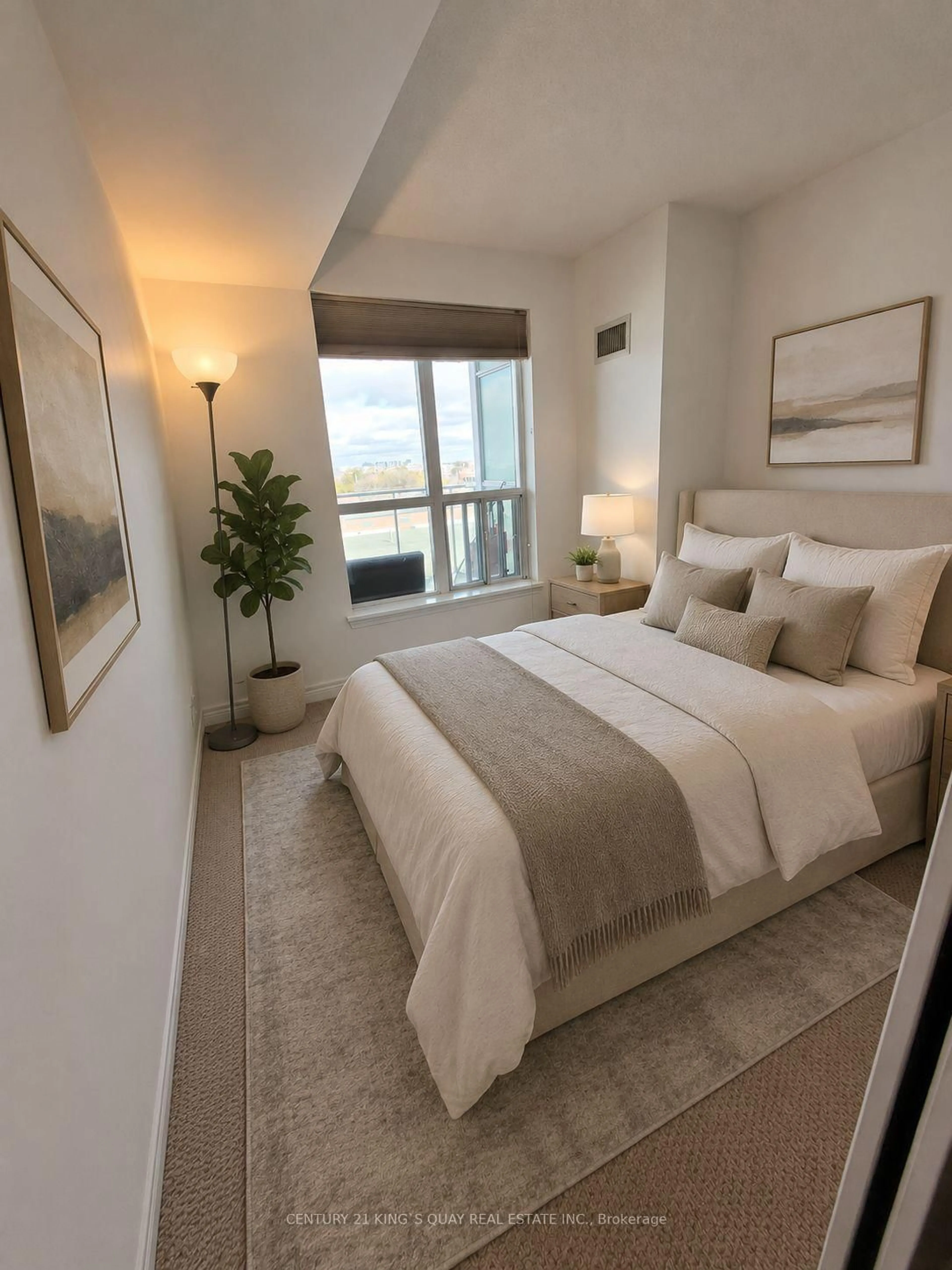 Bedroom with bed, unknown for 60 Fairfax Cres #227, Toronto Ontario M1L 0E1