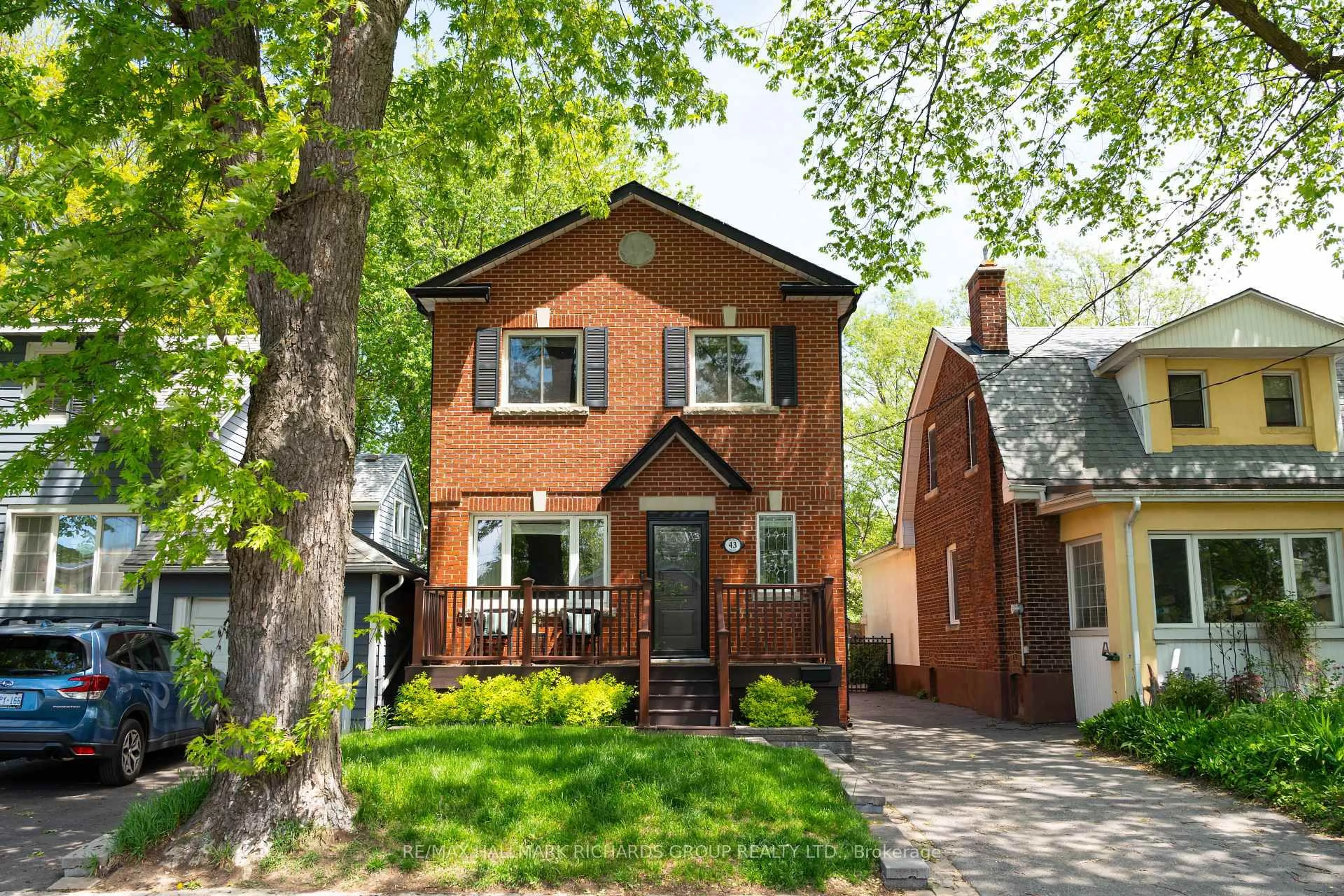 Home with brick exterior material, street for 43 Sharpe St, Toronto Ontario M1N 3T7