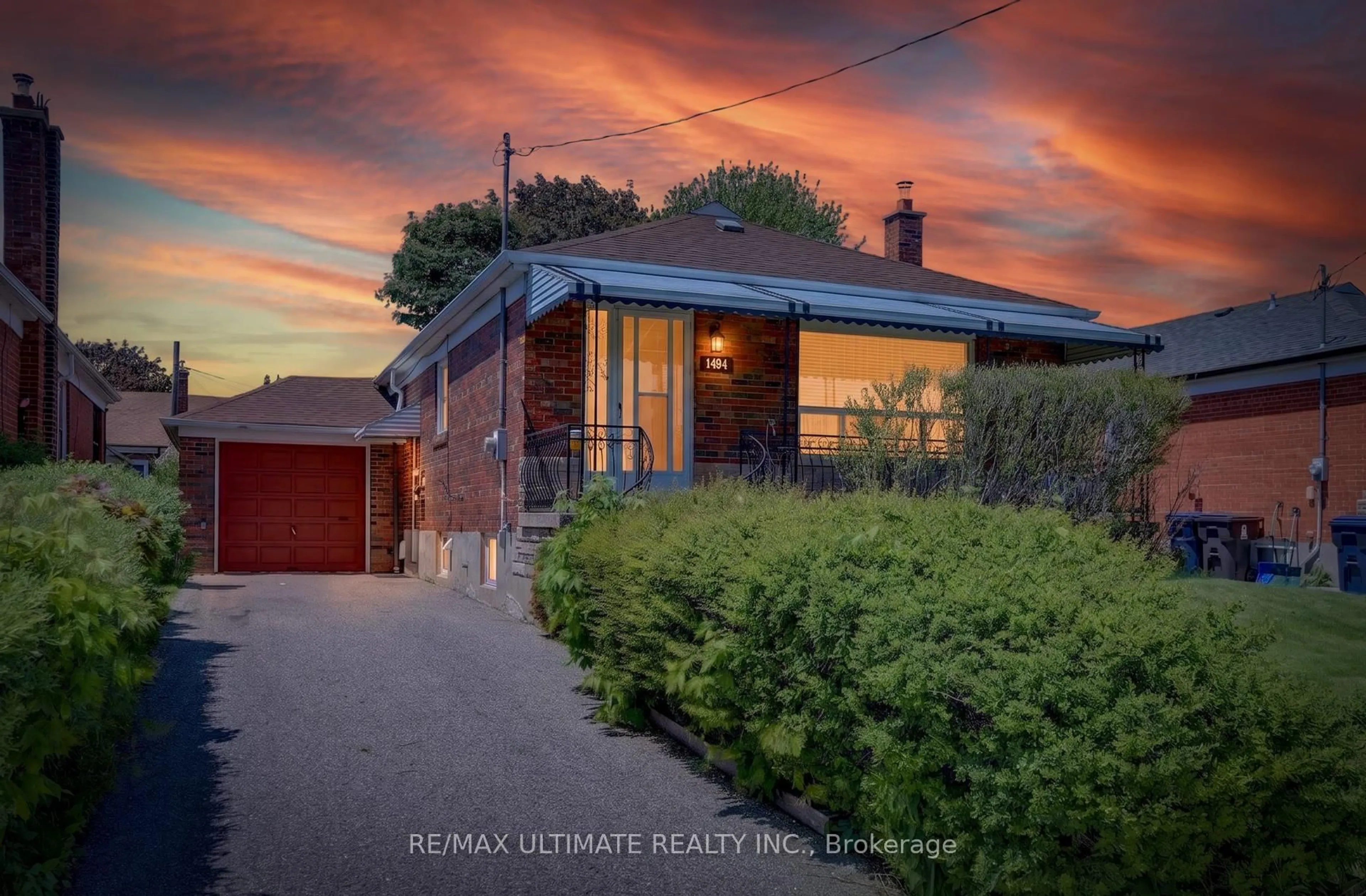 Home with brick exterior material, street for 1494 Danforth Rd, Toronto Ontario M1J 1H7