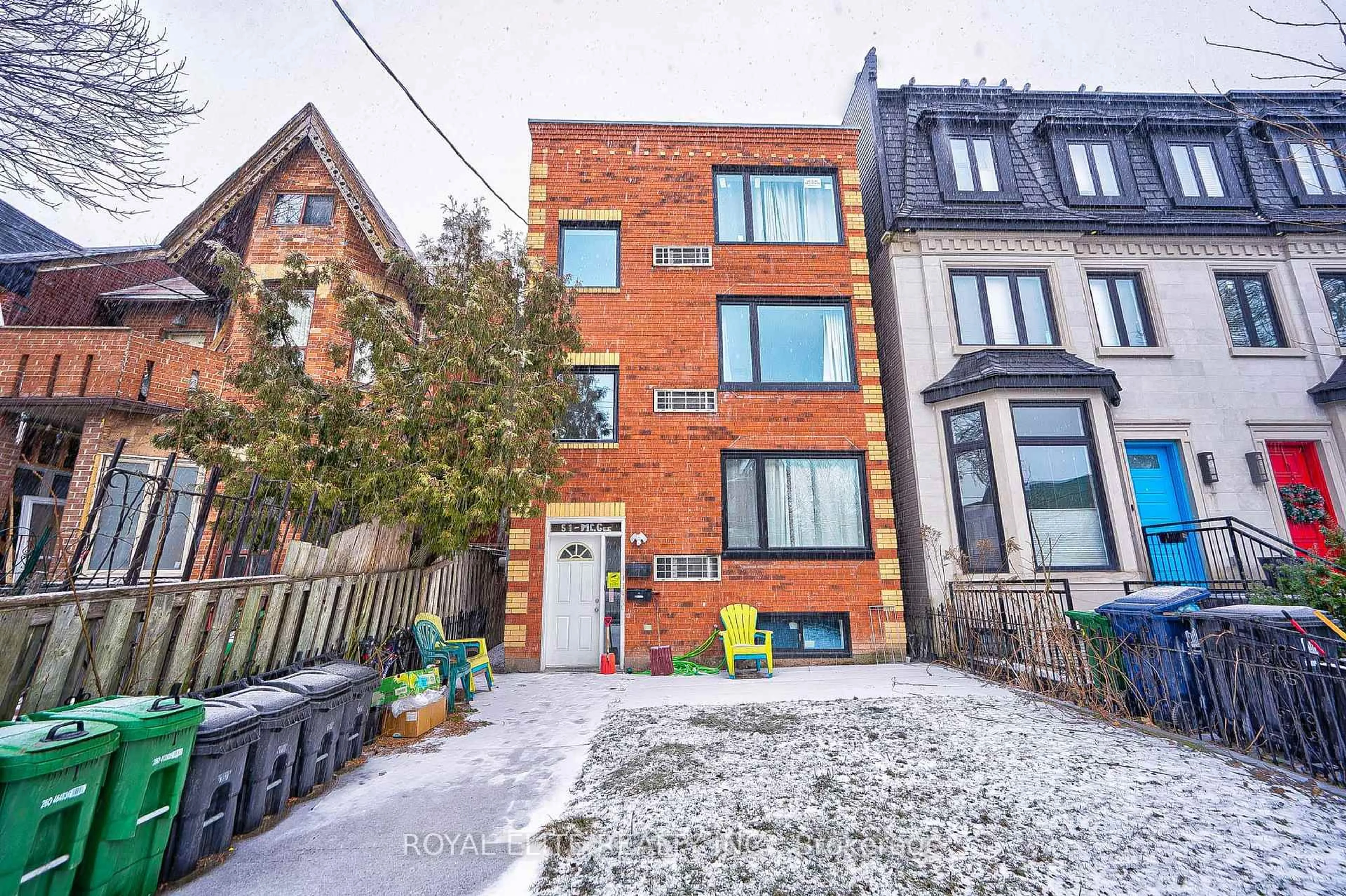 Home with brick exterior material, street for 51 Mcgee St, Toronto Ontario M4M 2L1