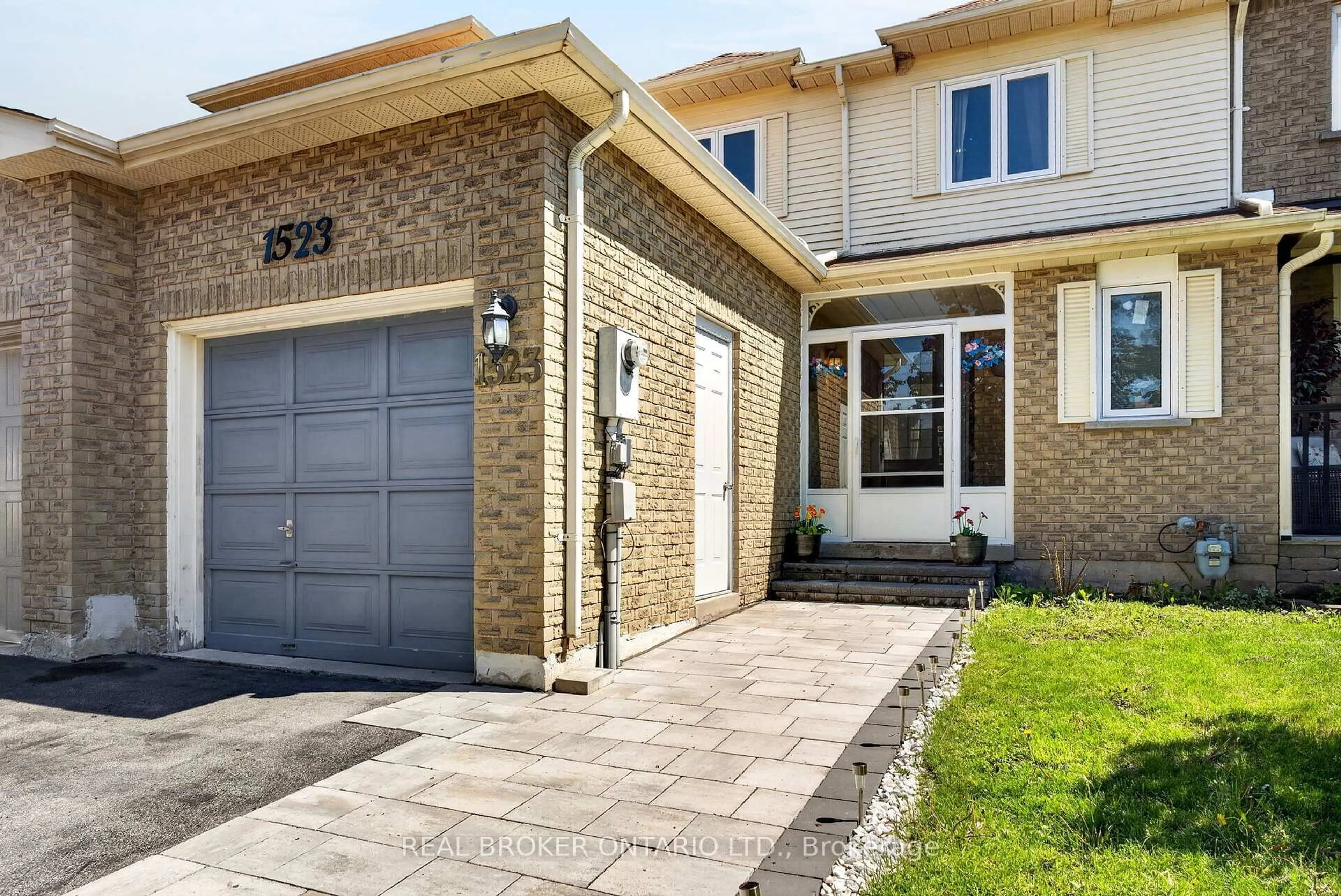 Home with brick exterior material, street for 1523 Bentley Lane, Pickering Ontario L1X 2M6