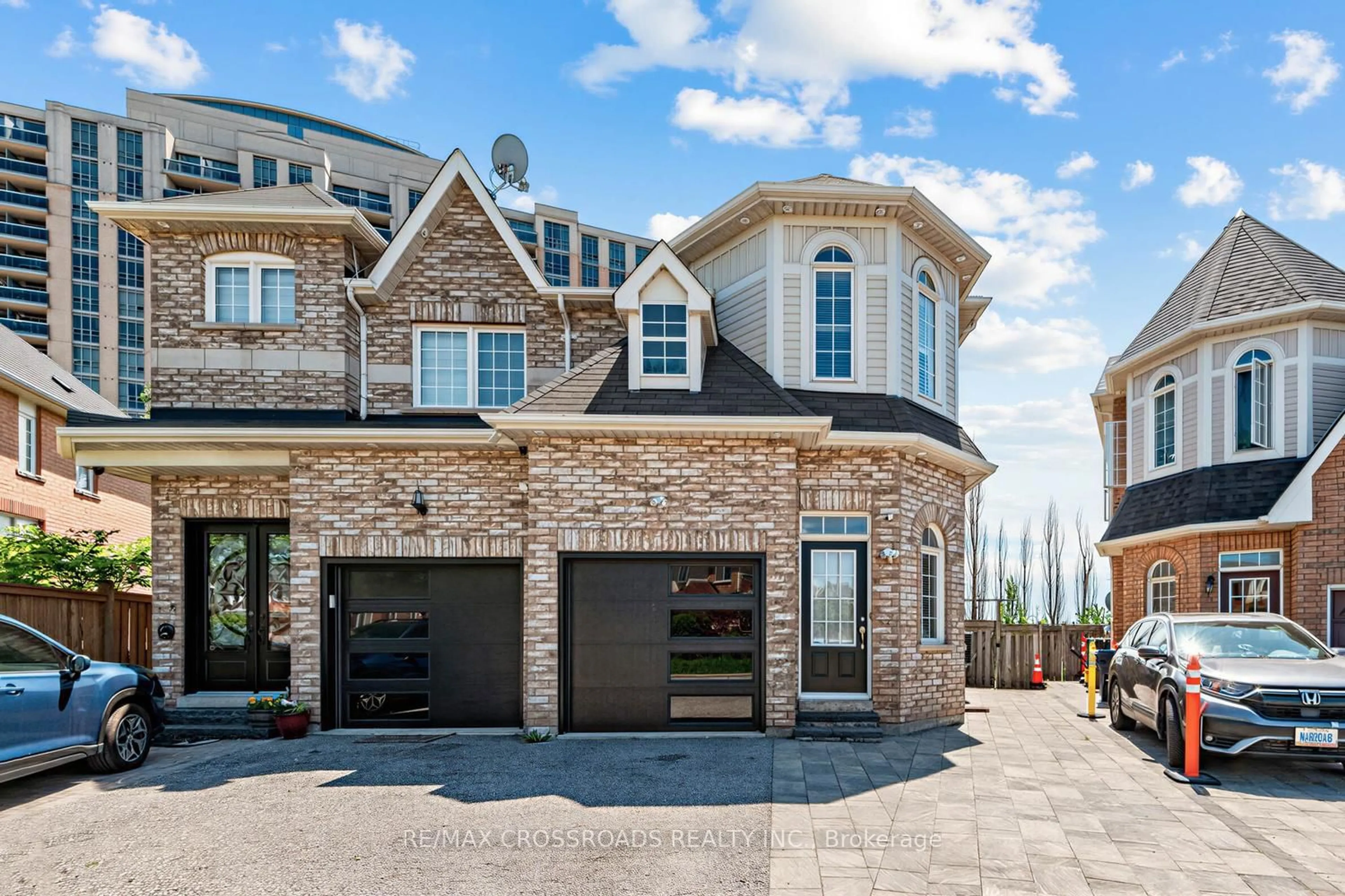 Home with brick exterior material, street for 47B Carrera Blvd, Toronto Ontario M1P 5C4