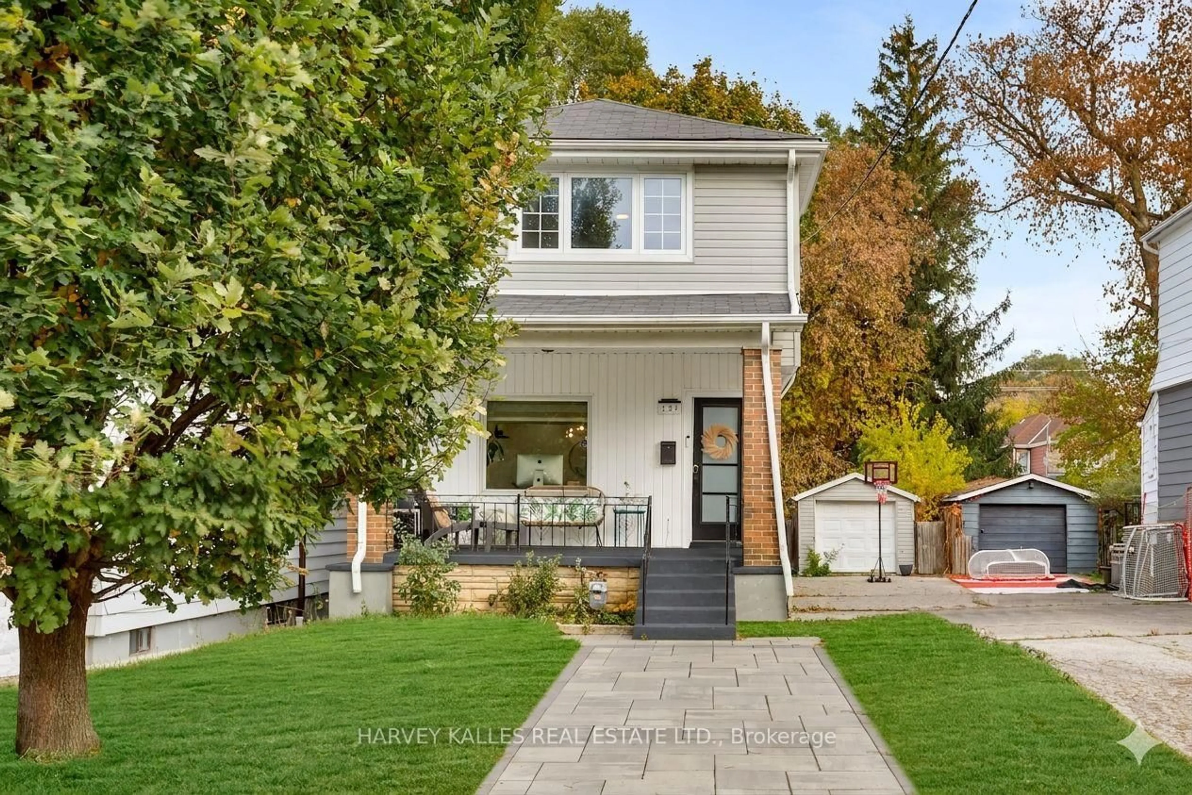 Home with brick exterior material, street for 139 King Edward Ave, Toronto Ontario M4C 5J7