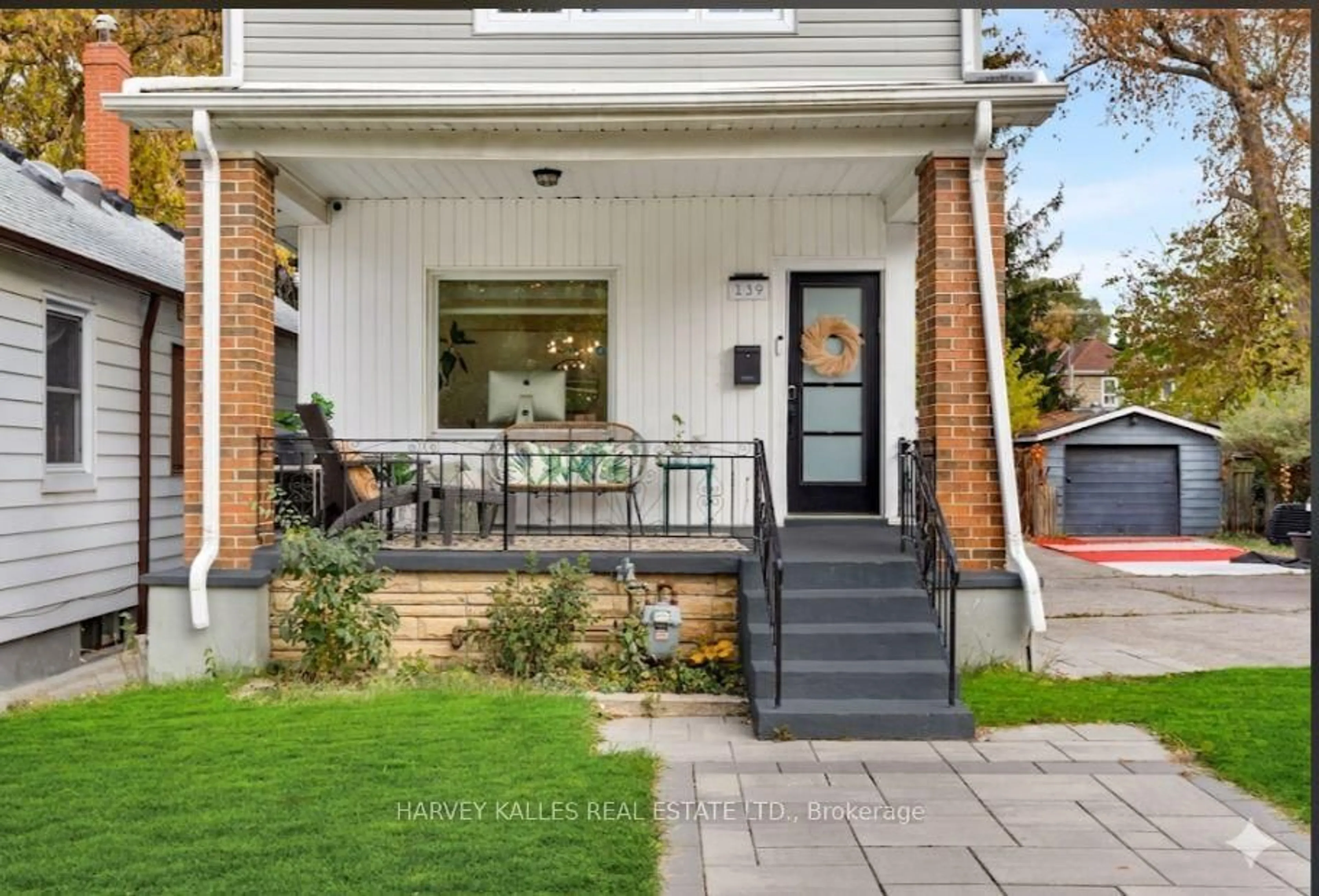 Home with brick exterior material, street for 139 King Edward Ave, Toronto Ontario M4C 5J7