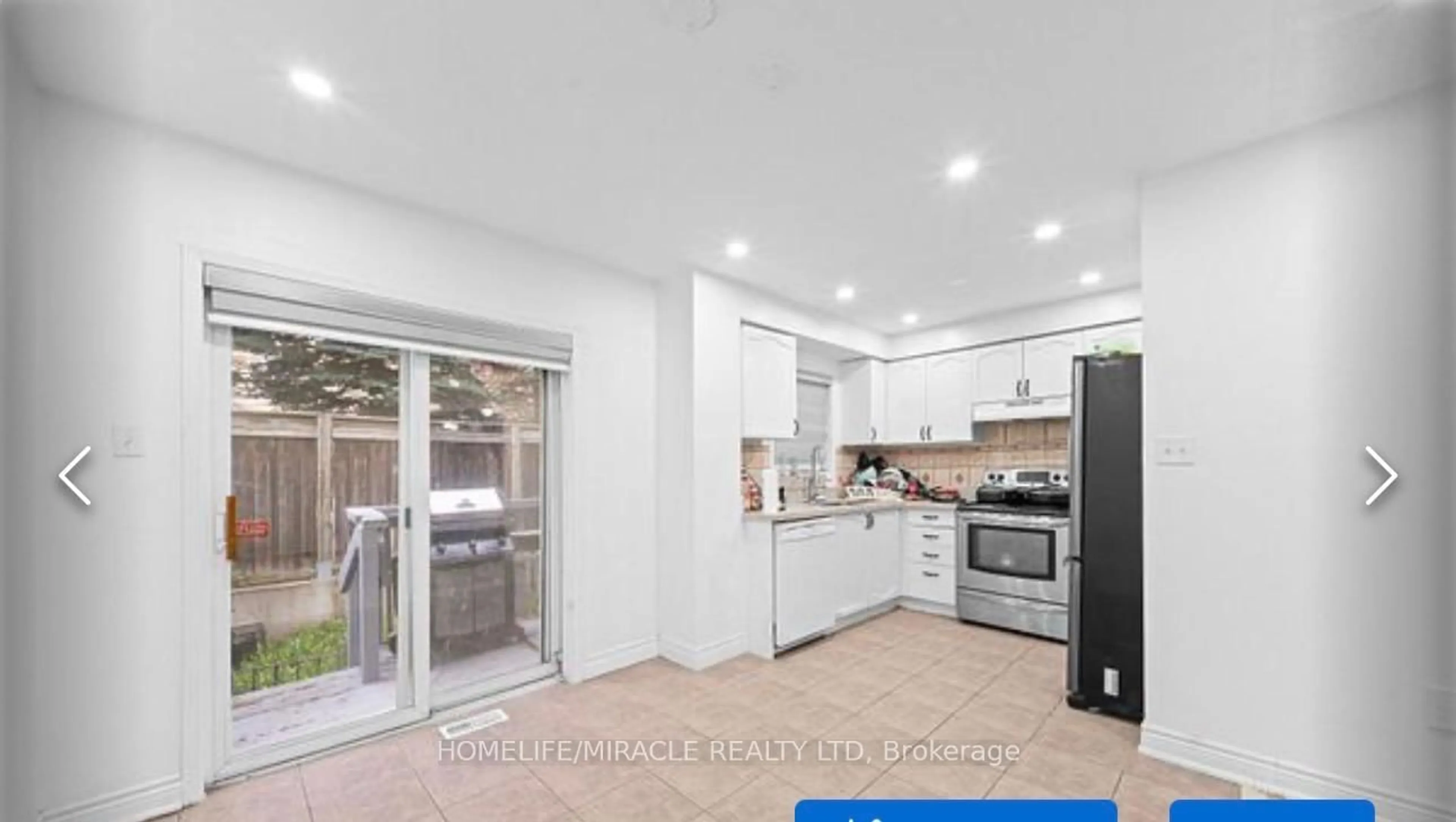 Open concept kitchen, ceramic/tile floor for 435 Middlefield Rd #42, Toronto Ontario M1S 5W1