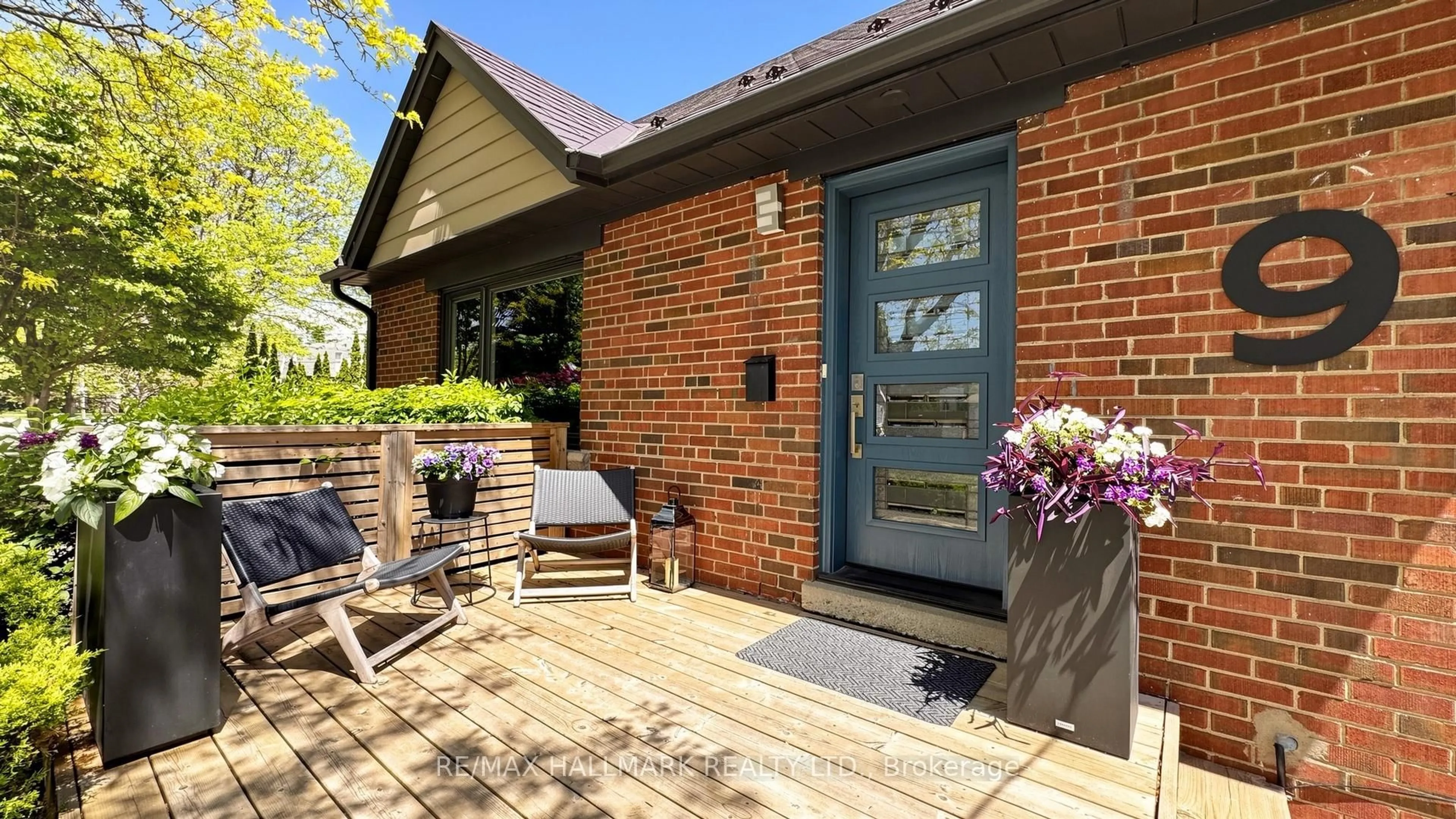 Home with brick exterior material, street for 9 Squires Ave, Toronto Ontario M4B 2R2