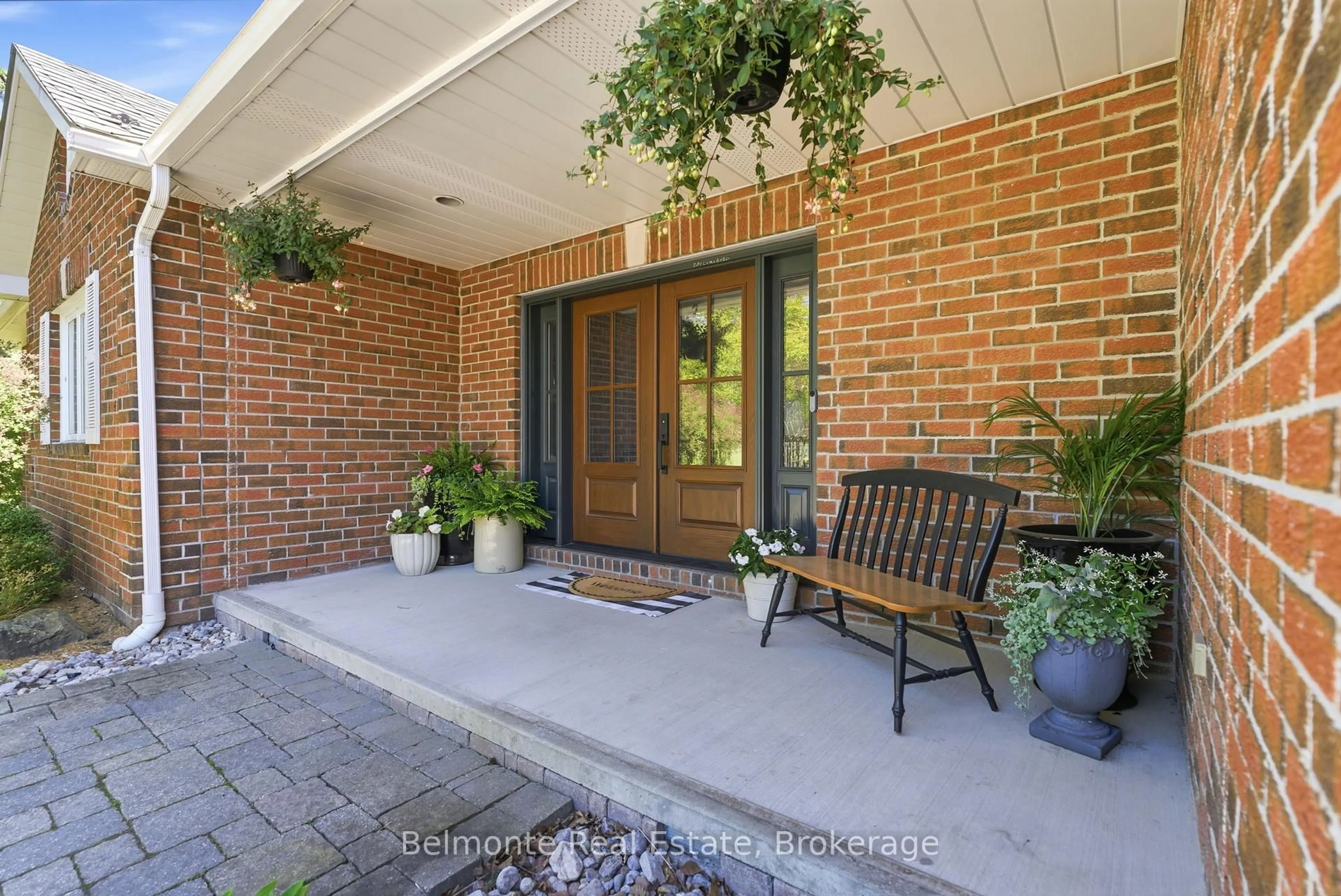 Home with brick exterior material, street for 1045 Brawley Rd, Whitby Ontario L1M 1M7