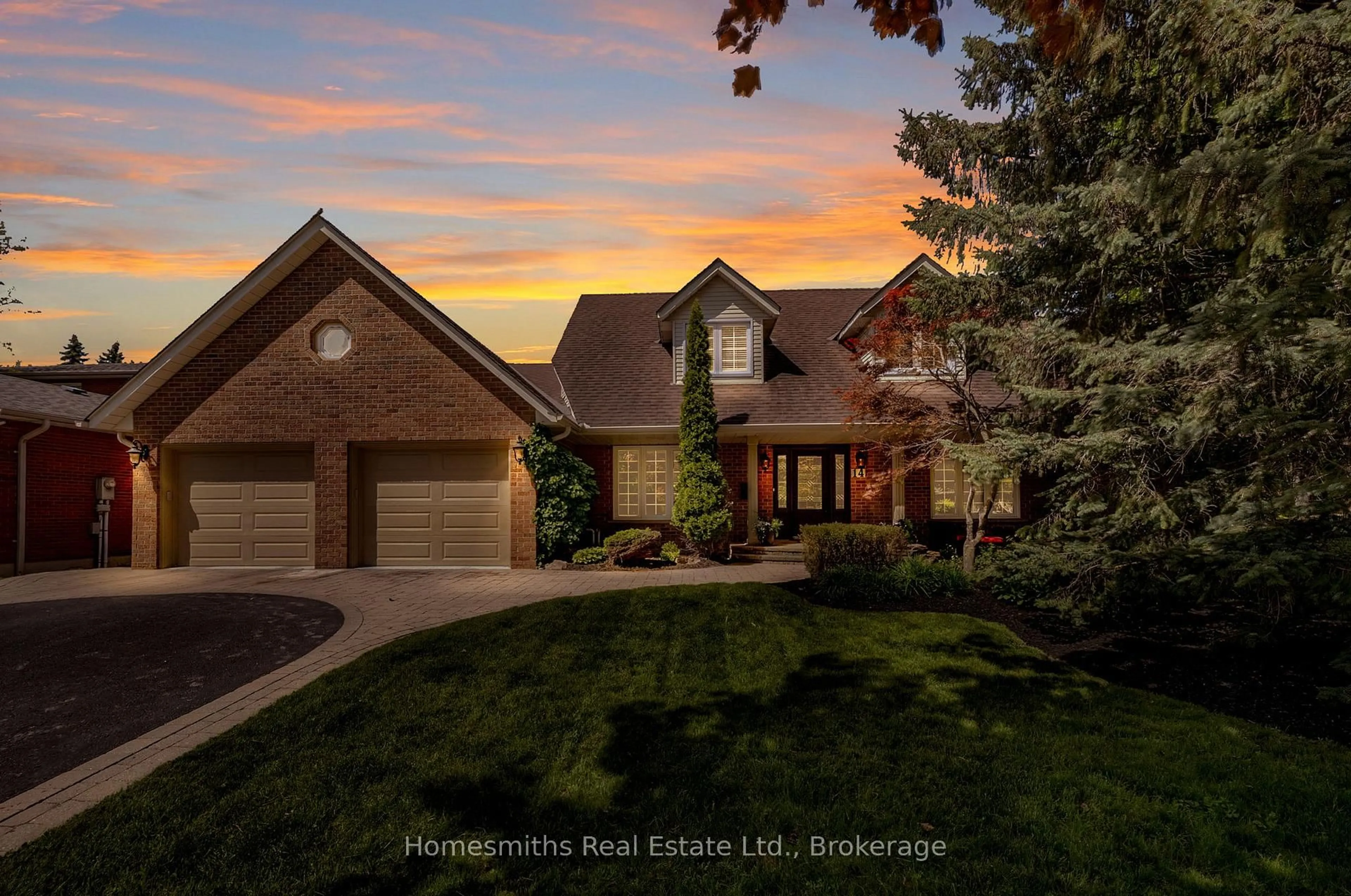 Home with brick exterior material, unknown for 14 Hanover Crt, Whitby Ontario L1N 7J2