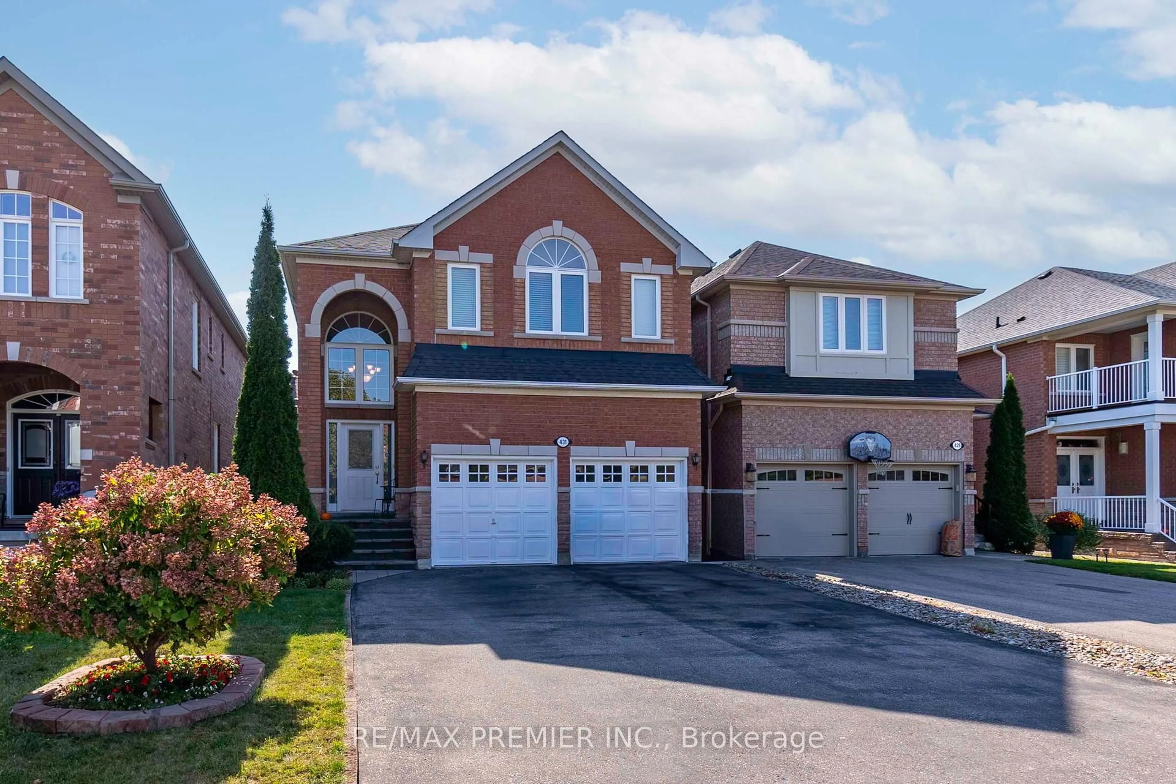 Home with brick exterior material, street for 431 Pineview Lane, Pickering Ontario L1V 7G9