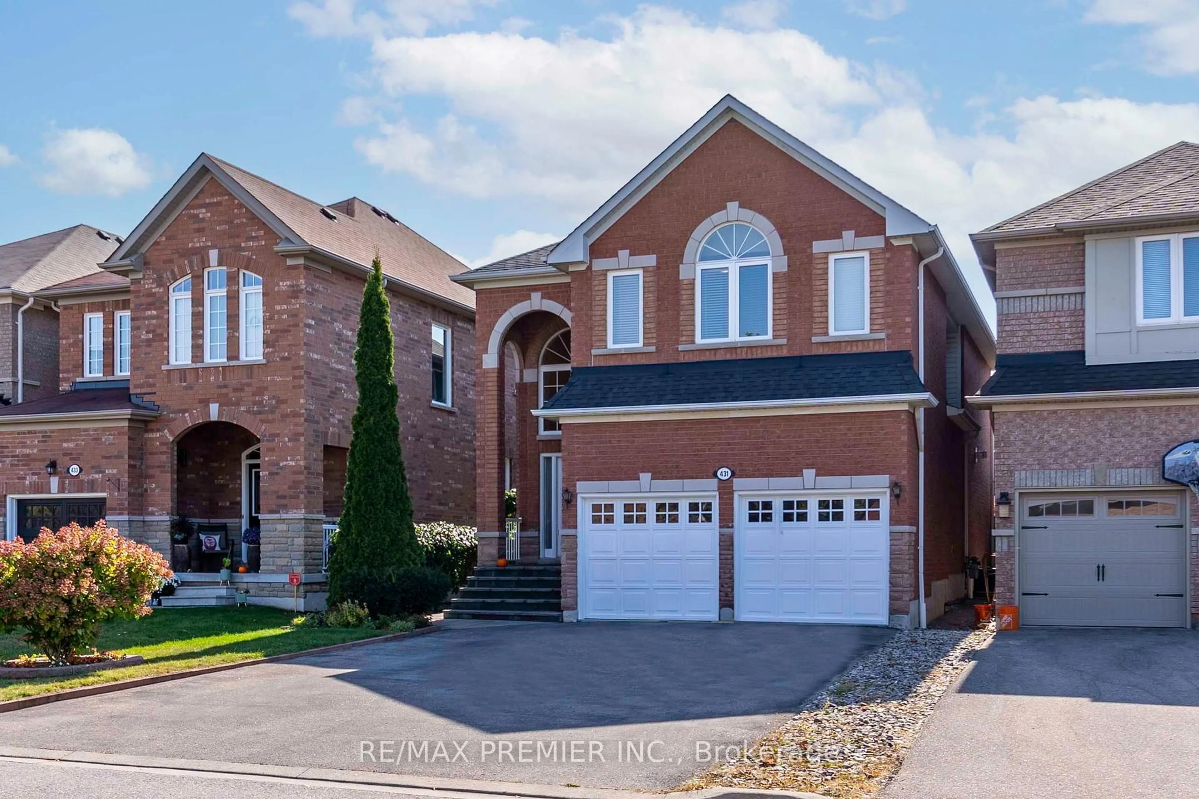 Home with brick exterior material, street for 431 Pineview Lane, Pickering Ontario L1V 7G9