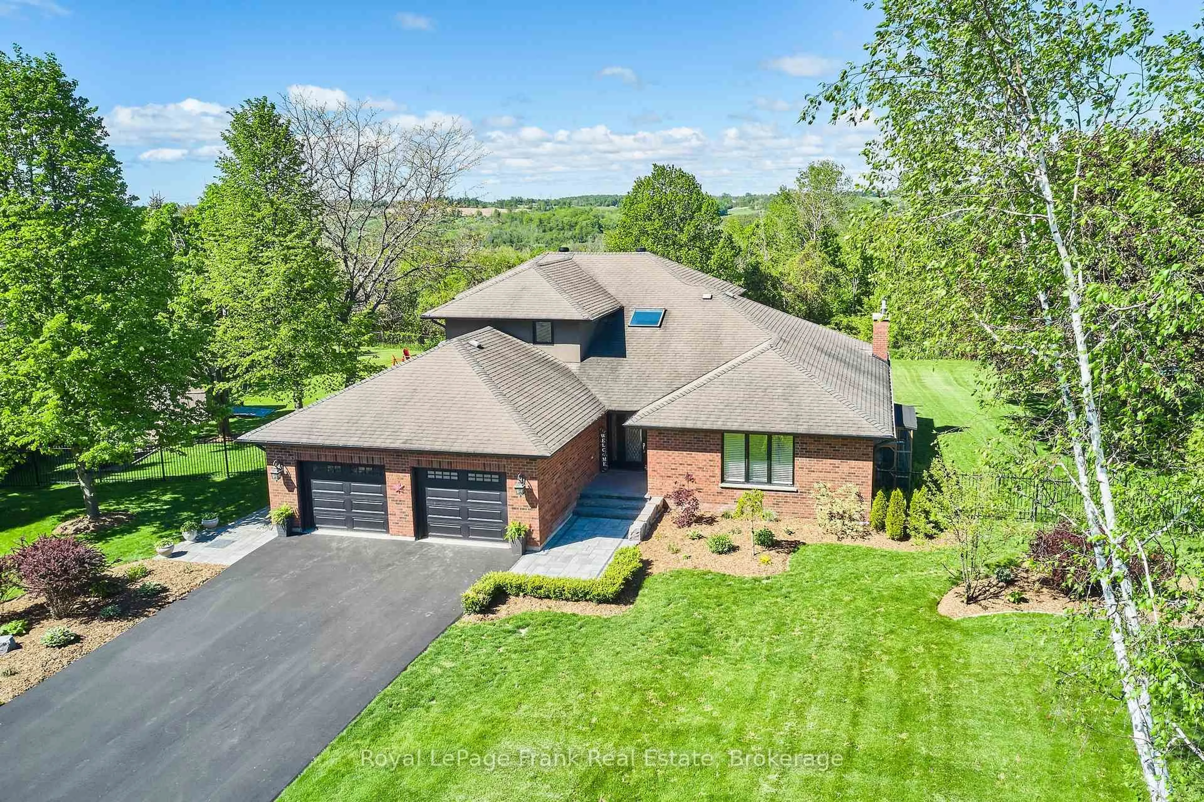 A pic from outside/outdoor area/front of a property/back of a property/a pic from drone, water/lake/river/ocean view for 13 Werrydale Dr, Clarington Ontario L0B 1J0