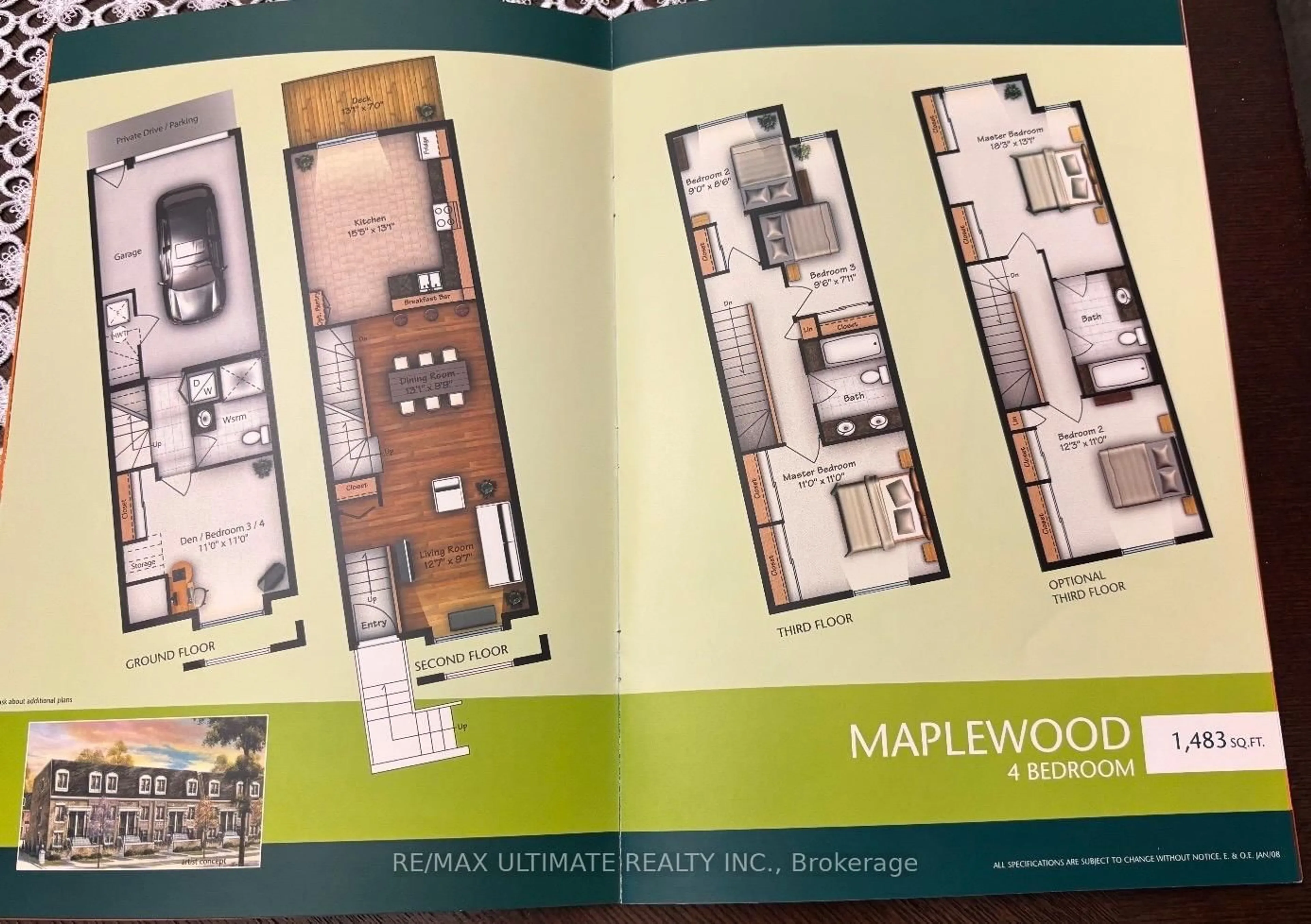 Floor plan for 171A Galloway Rd, Toronto Ontario M1E 0B1