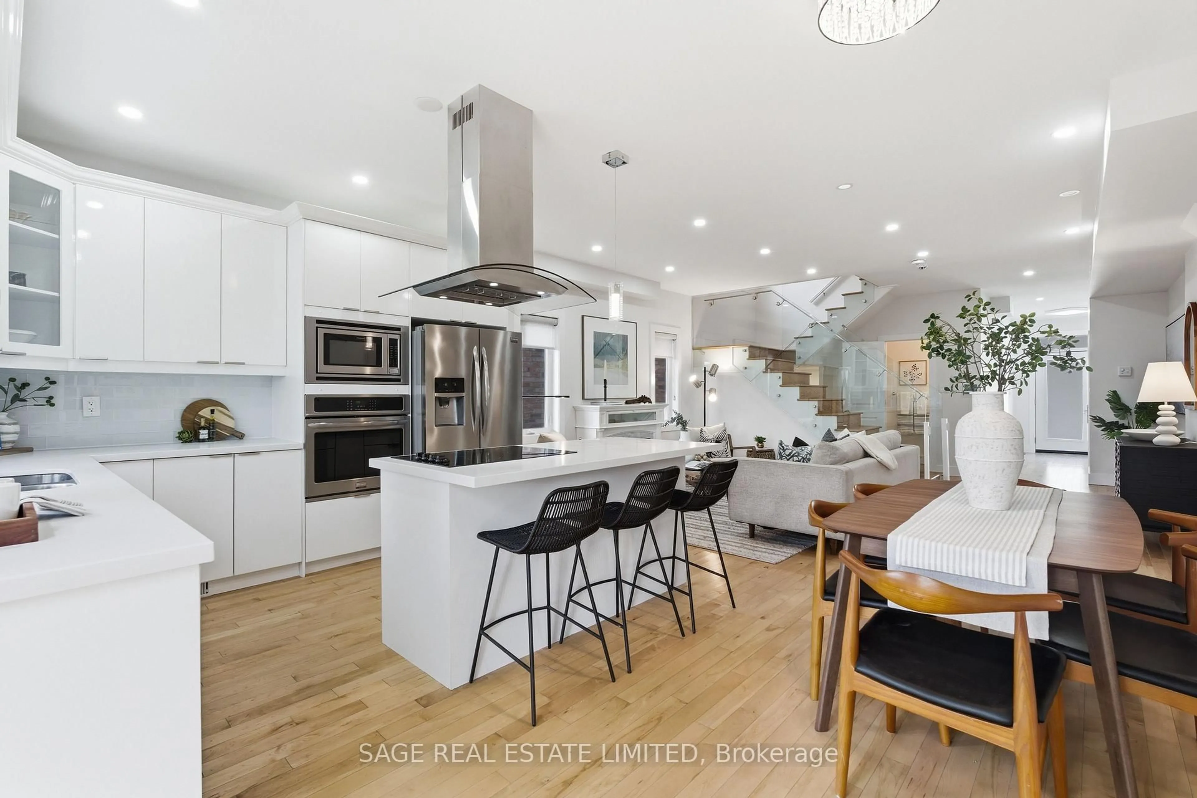 Open concept kitchen, unknown for 5A Adair Rd, Toronto Ontario M4B 1V4