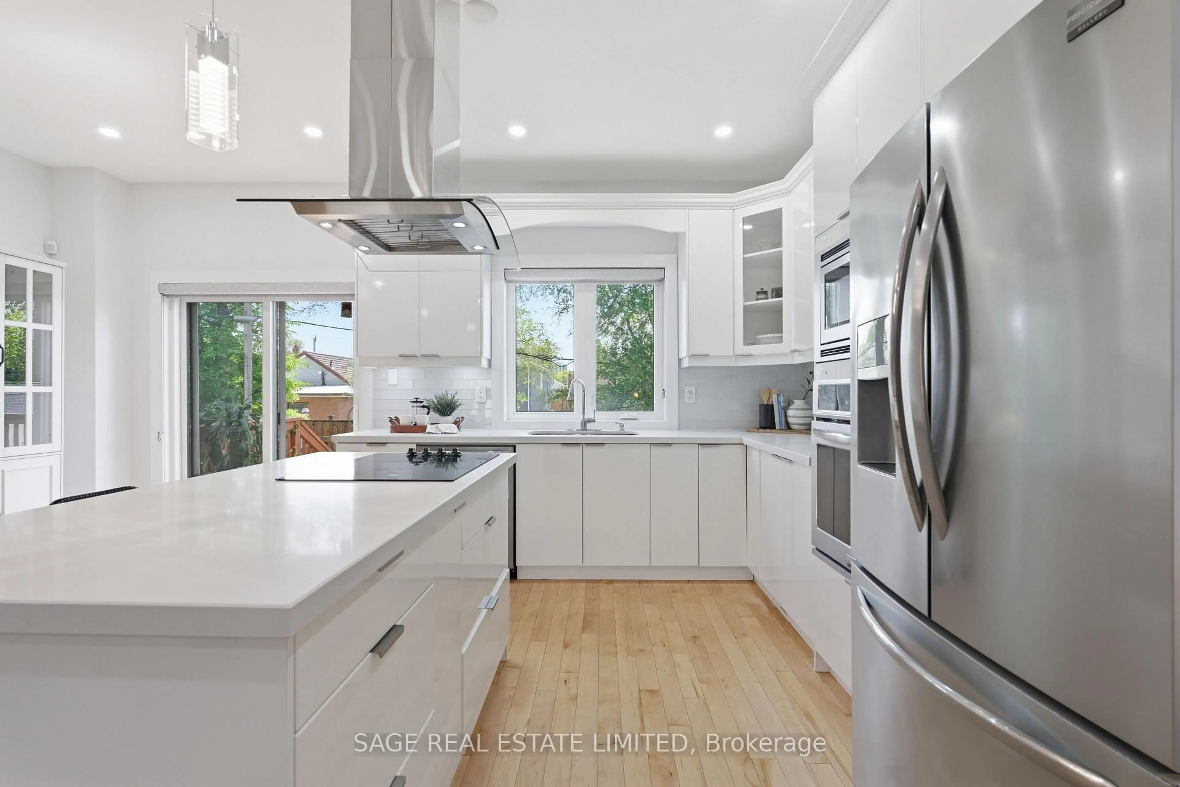 Contemporary kitchen, unknown for 5A Adair Rd, Toronto Ontario M4B 1V4