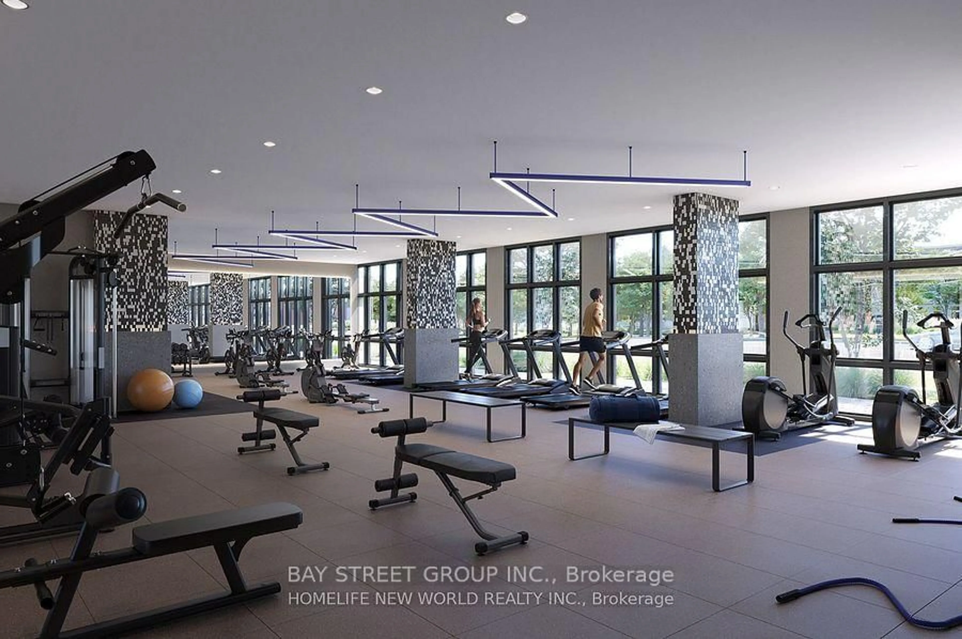 Gym or fitness room for 2545 Simcoe St #2515, Oshawa Ontario L1L 0W3