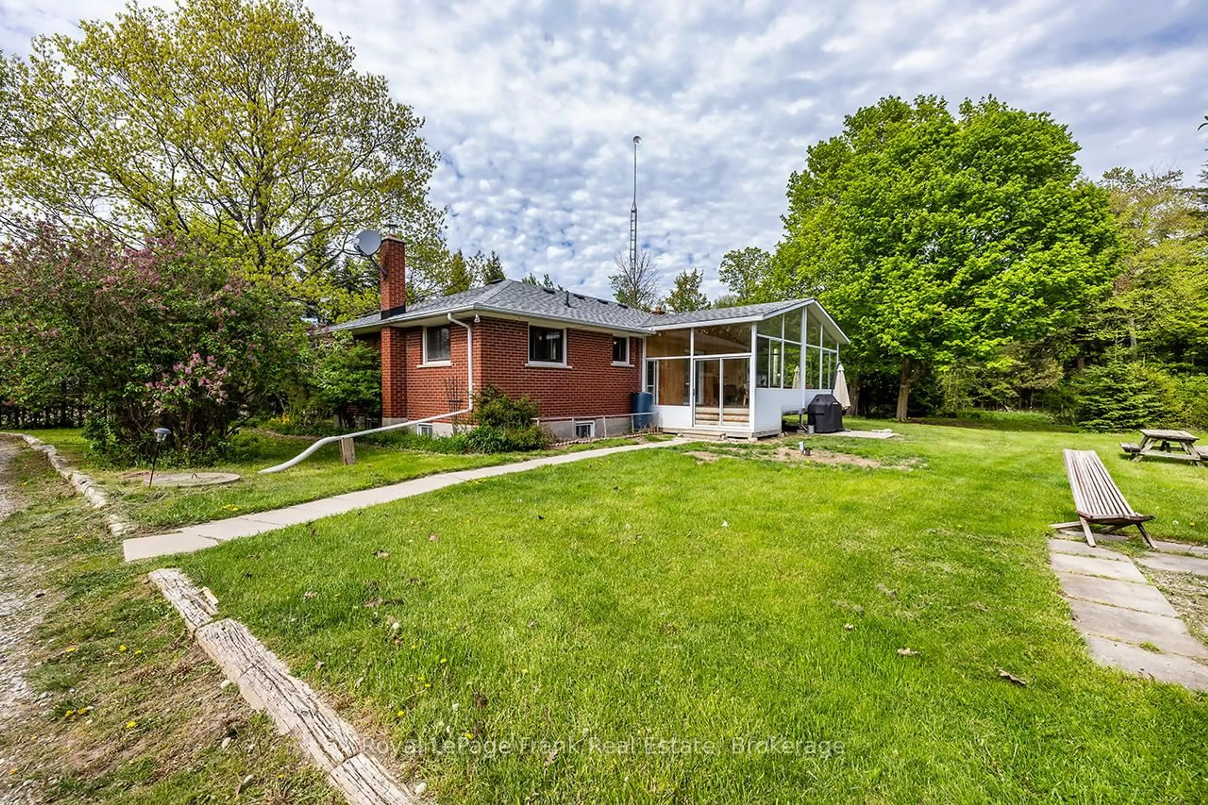 A pic from outside/outdoor area/front of a property/back of a property/a pic from drone, unknown for 2490 Regional Rd 19 Rd, Scugog Ontario L0B 1B0