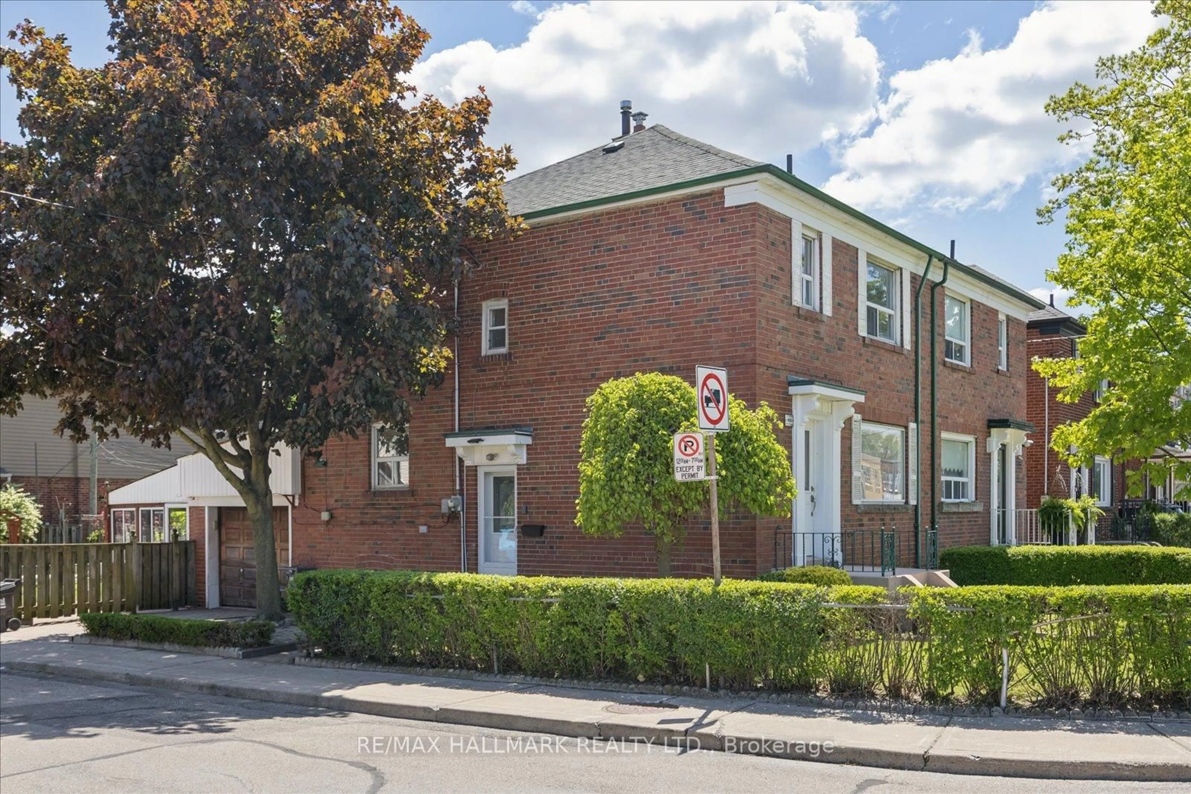 Home with brick exterior material, street for 483 Cosburn Ave, Toronto Ontario M4J 2N6